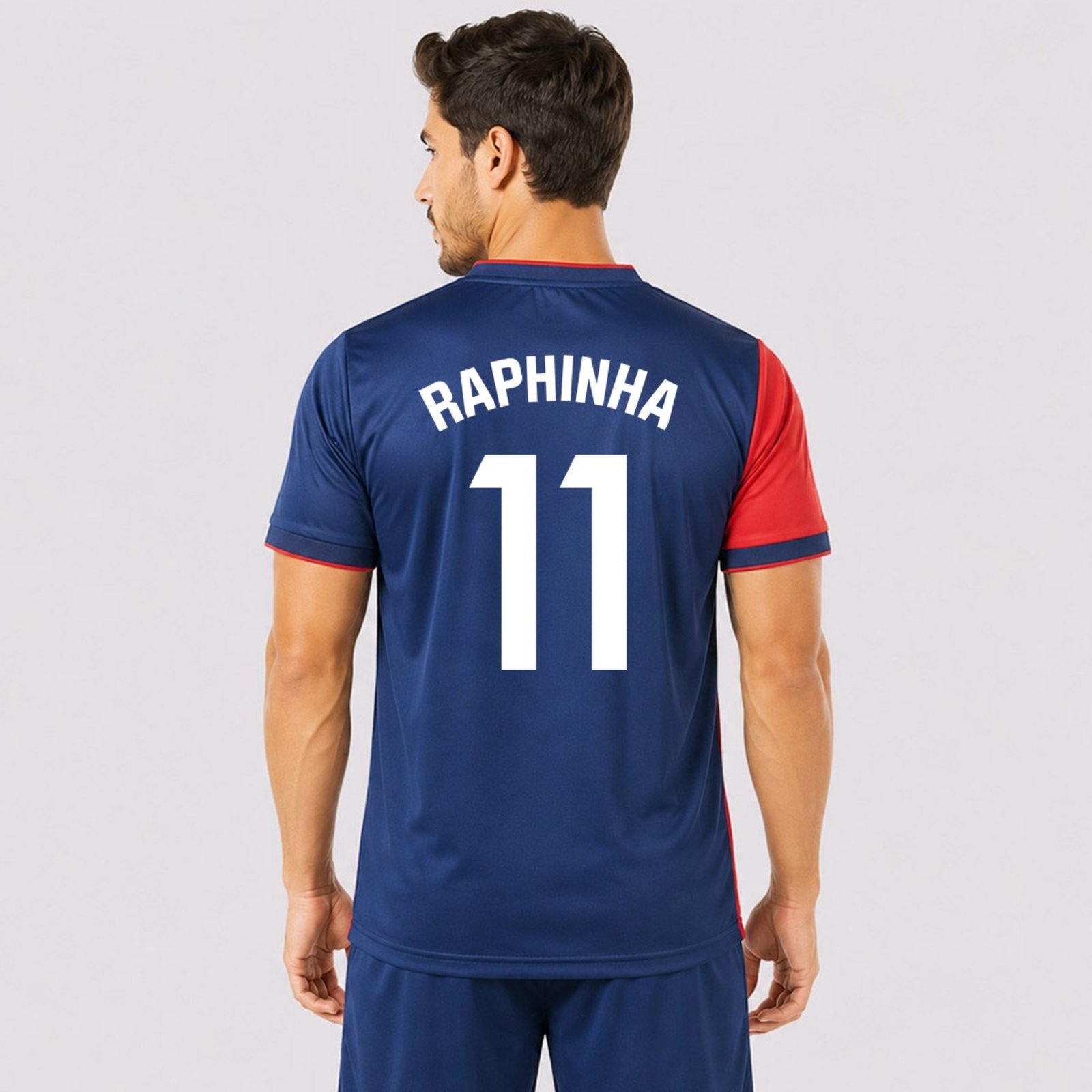 Camisa Barcelona Més Que Un Club Marinho 11 Raphinha