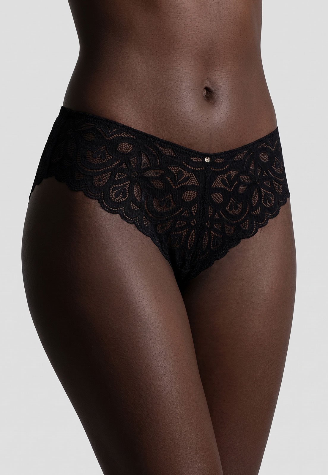 Calcinha Feminina Hope Tanga Renda Preta