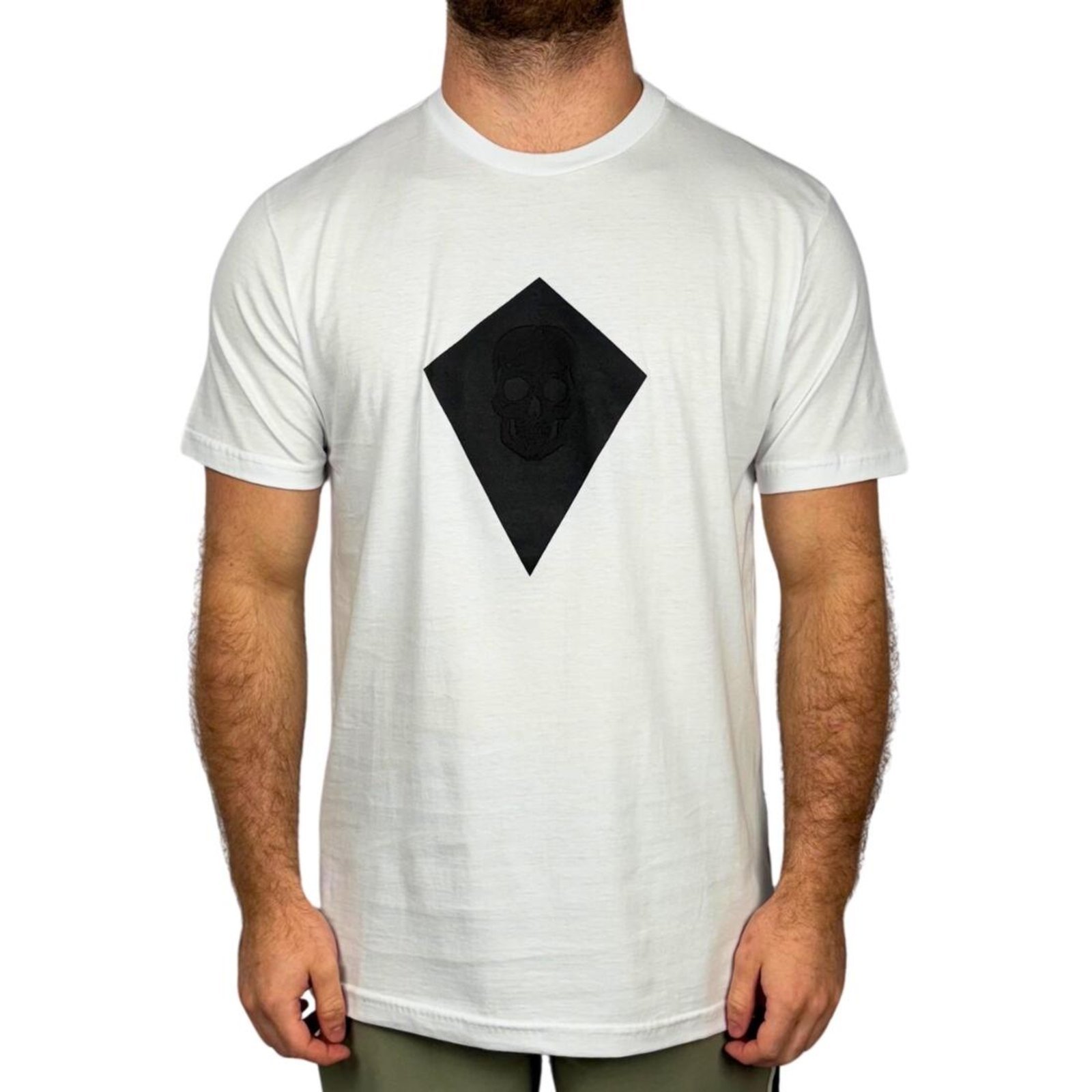 Camiseta Mcd Pipa Caveira Relevo