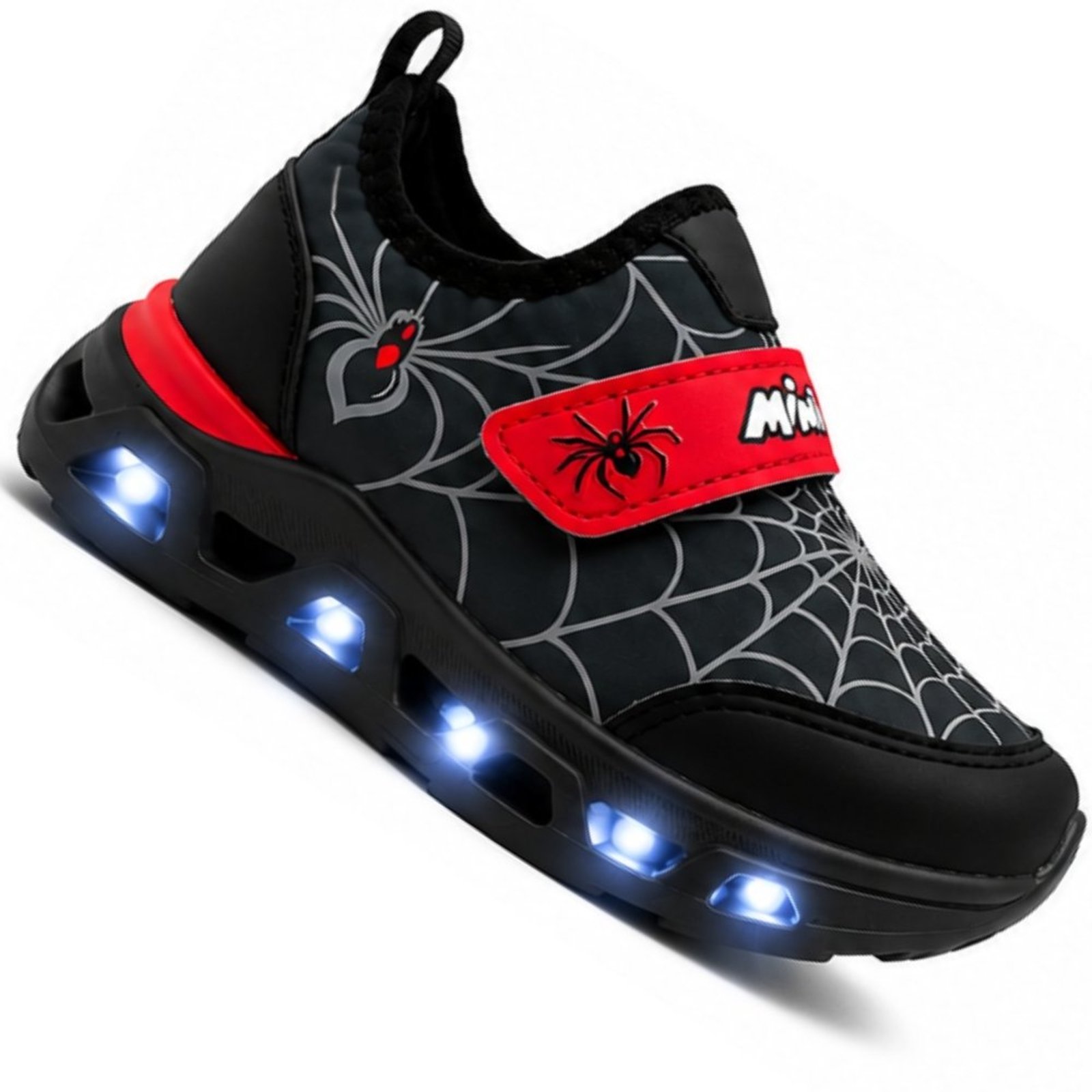 Tenis Com Led Mini-pe Mp2629 Meninos