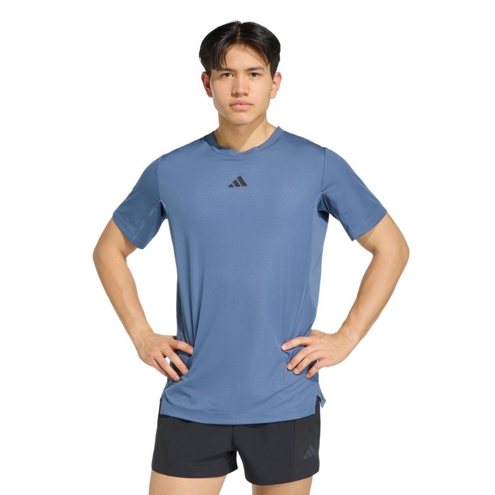 CAMISETA D4T PrimeLift 3 STRIPES T-SHIRT adidas Performance Azul