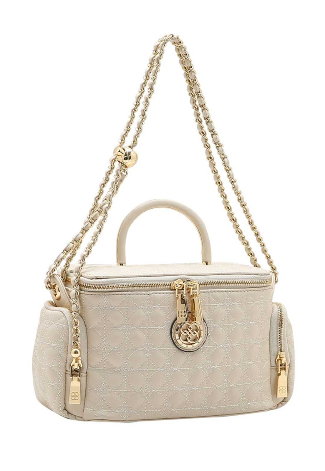 Bolsa Feminina Chenson Transversal Classico Matelasse 3485819 OFF WHITE
