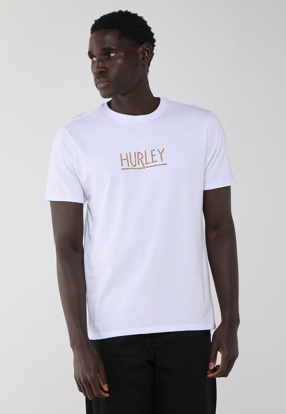 Camiseta Masculina Hurley Silk Shark Branca