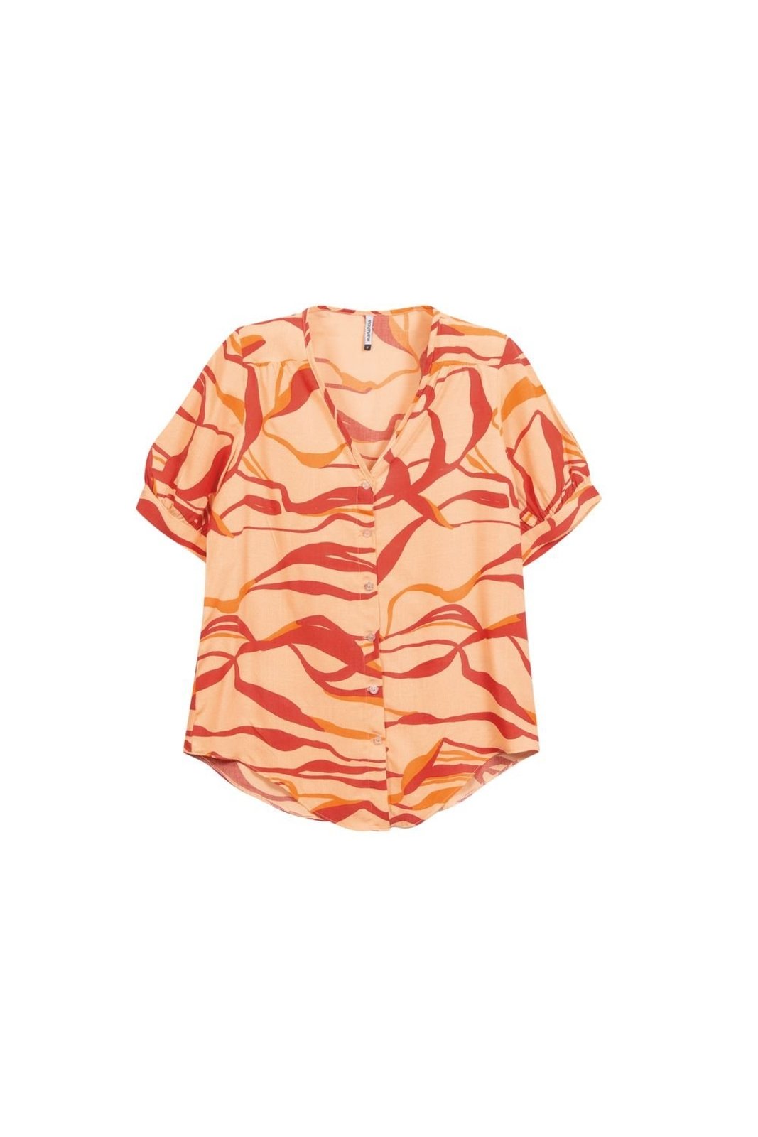 Blusa Feminina Estampada Marialícia Laranja
