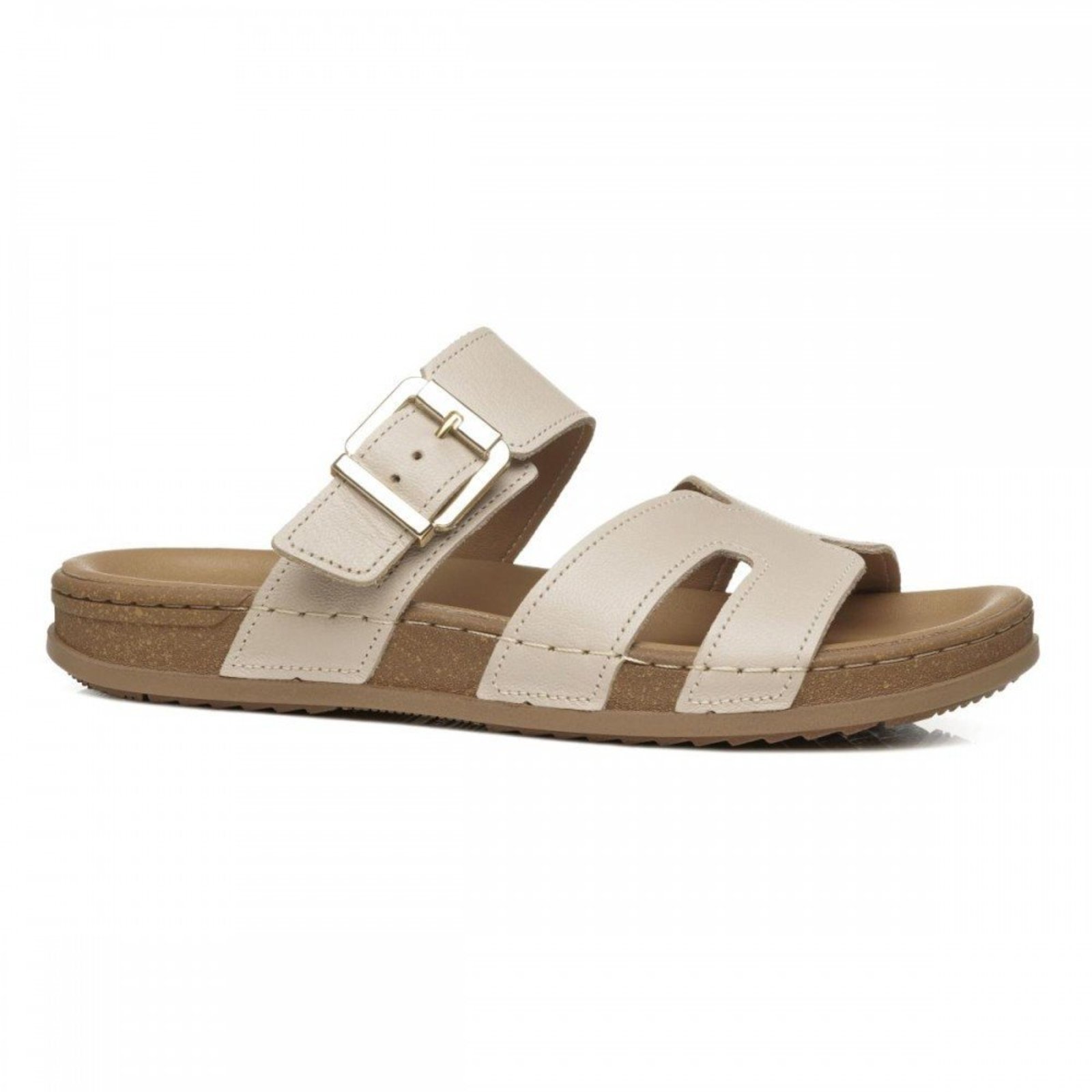 Chinelo Pegada 232405-01 Papete Ortopédica Feminino Pegada Bege