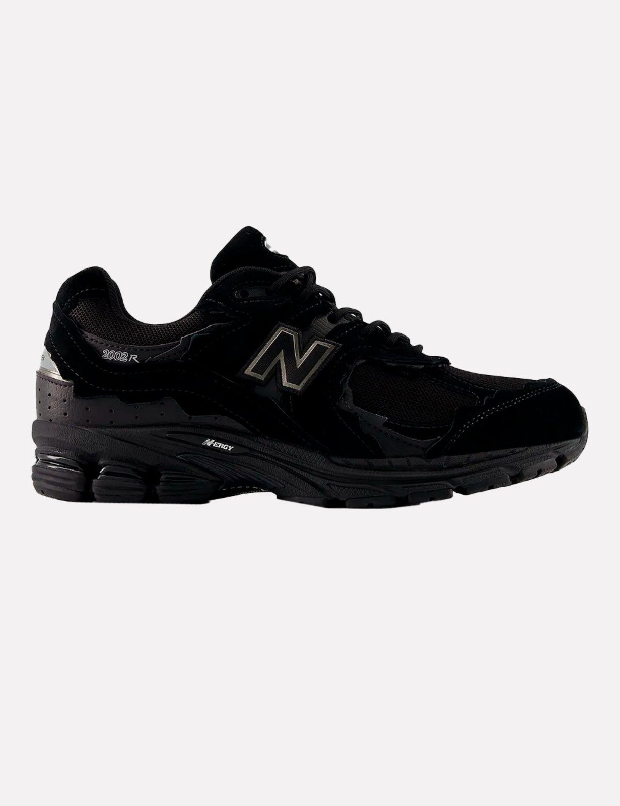 Vista 2 Tênis New Balance 2002R Metalizado preto New Balance preto