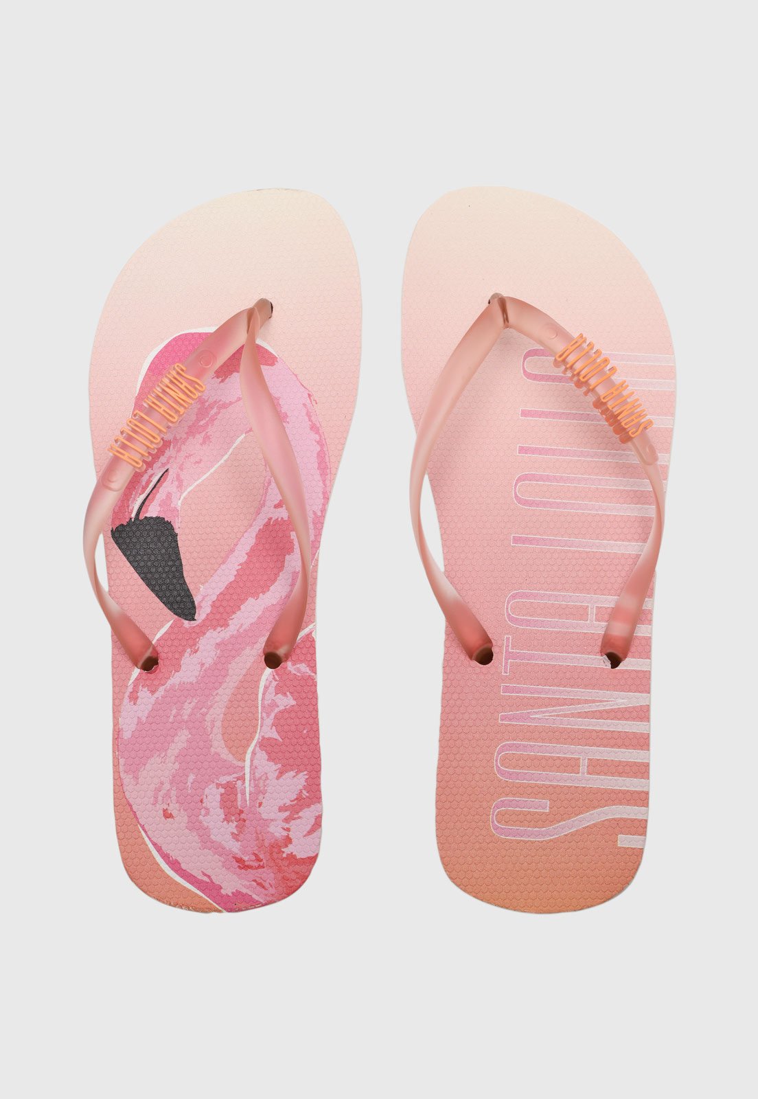 Chinelo Santa Lolla Logo Rosa
