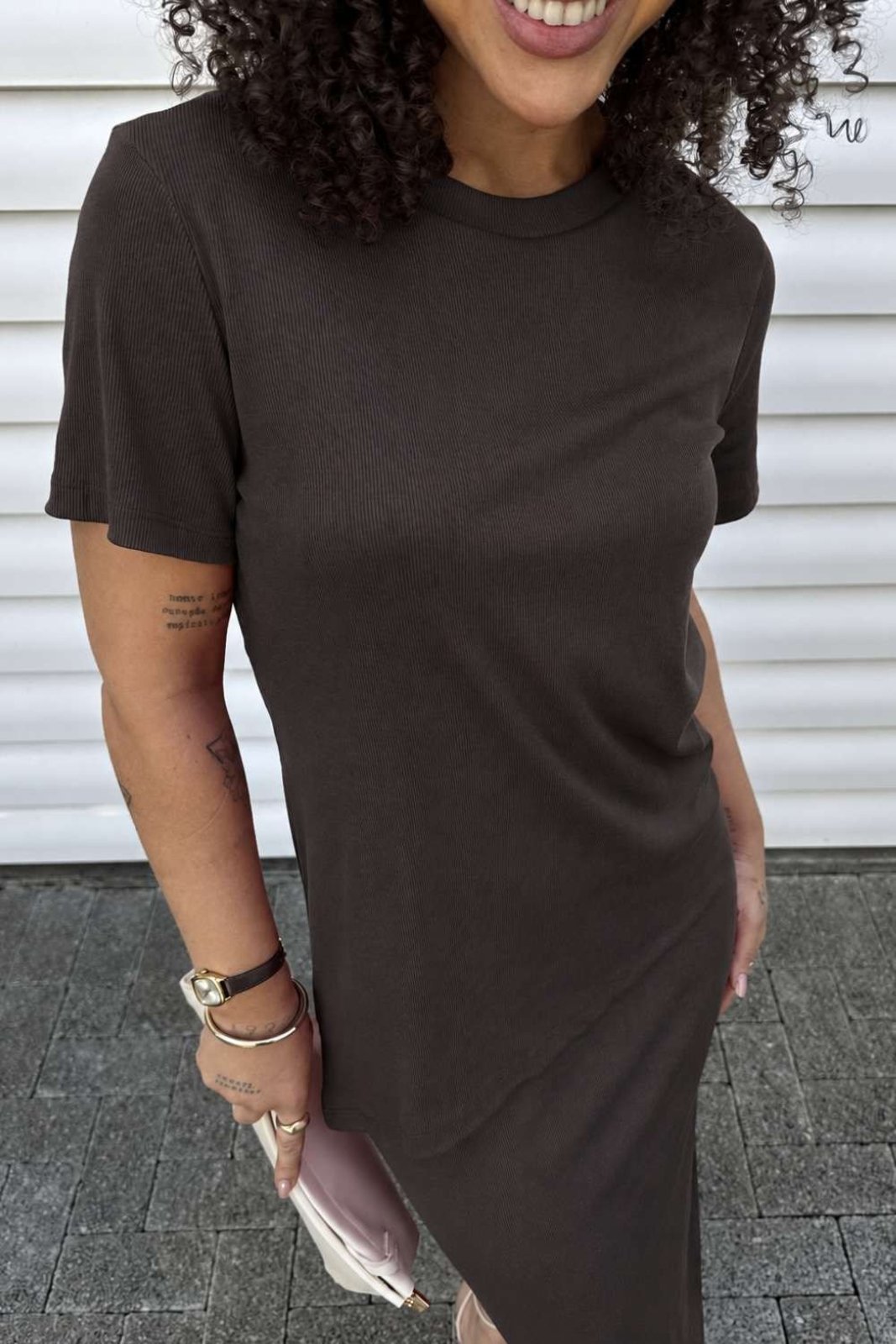 Tshirt Vanibele Visco Marrom
