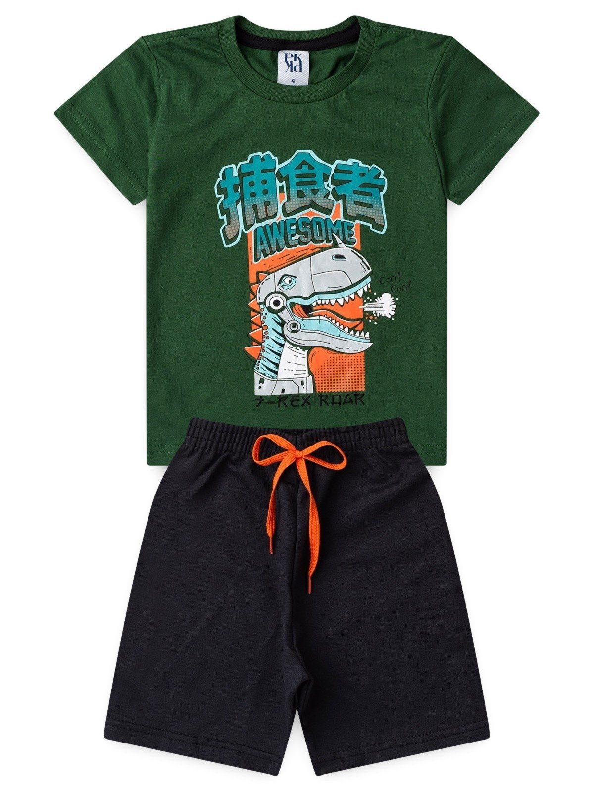 Vista 2 Infantil - Conjunto Platinum Dino Robótico PLATINUM KIDS verde PLATINUM KIDS verde