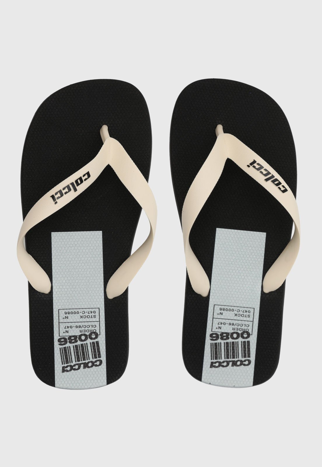 Chinelo Colcci Logo Preto