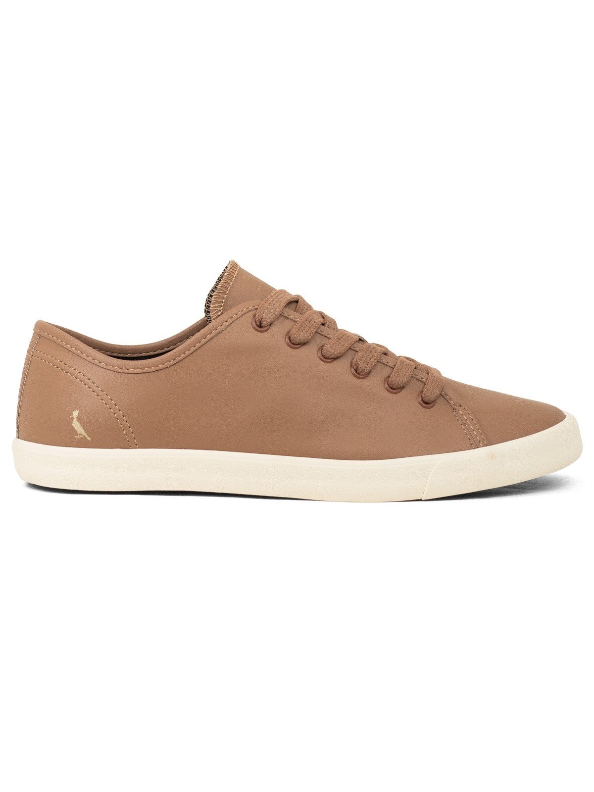 Tênis Masculino Reserva RSV Go Casual Bora Premium Confortável Cadarço Marrom Ocre