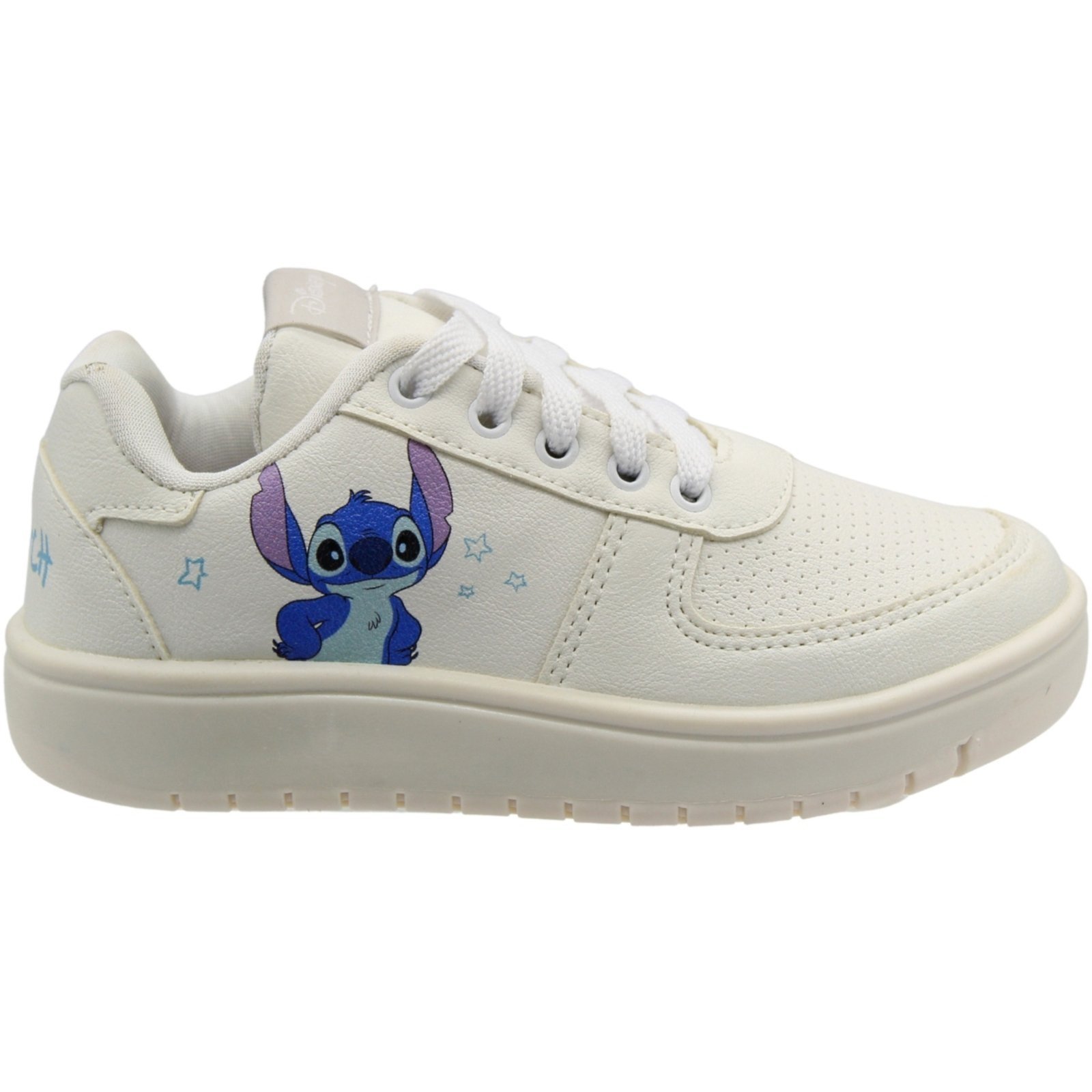 Infantil - Tênis Casual Disney Robusto Com Furos Stitch Meninas