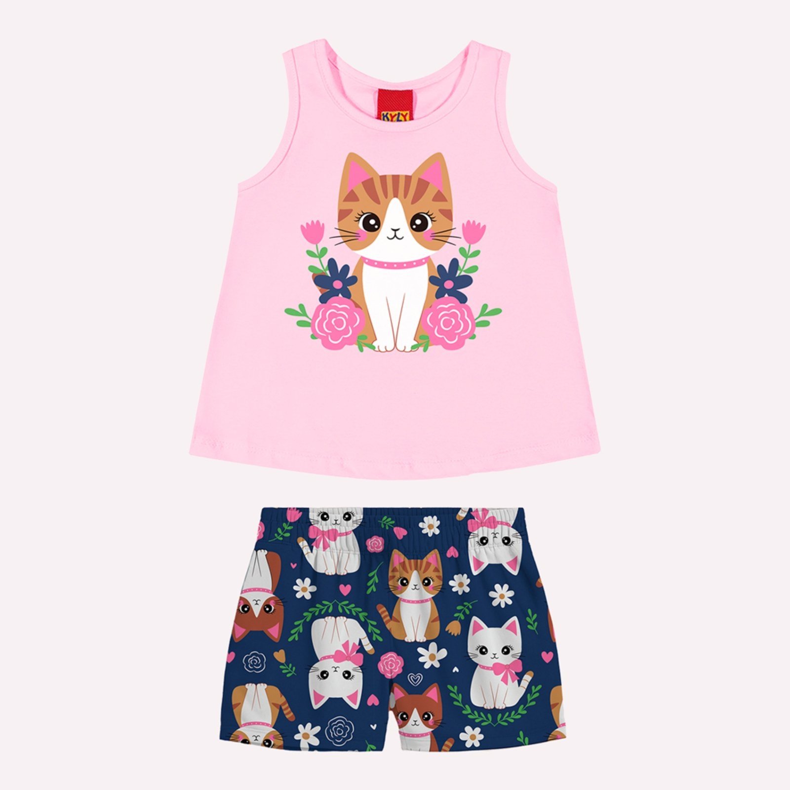 Infantil – Conjunto Menina Gatinha Kyly