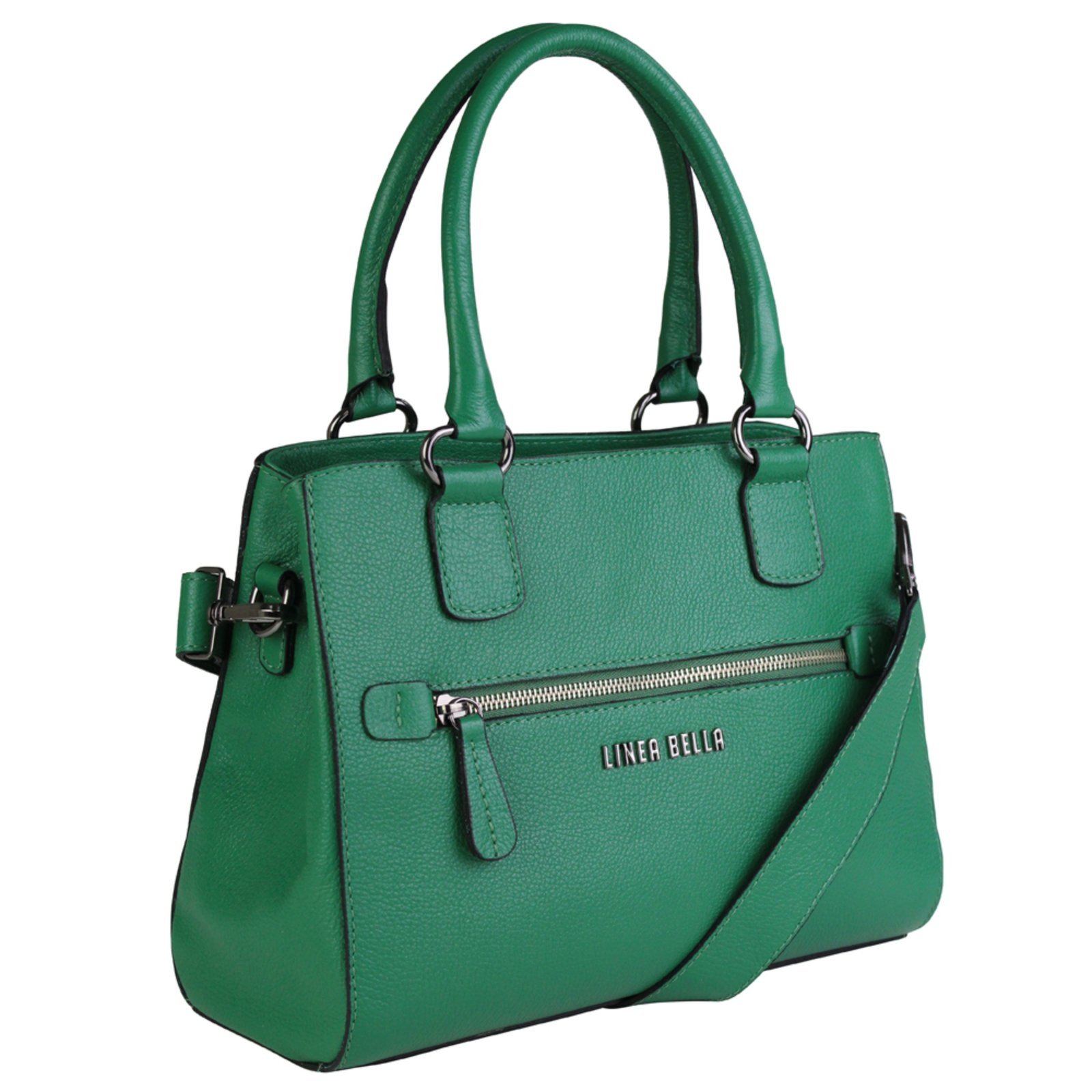 Bolsa Feminina em couro Linea Bella 5134 Verde