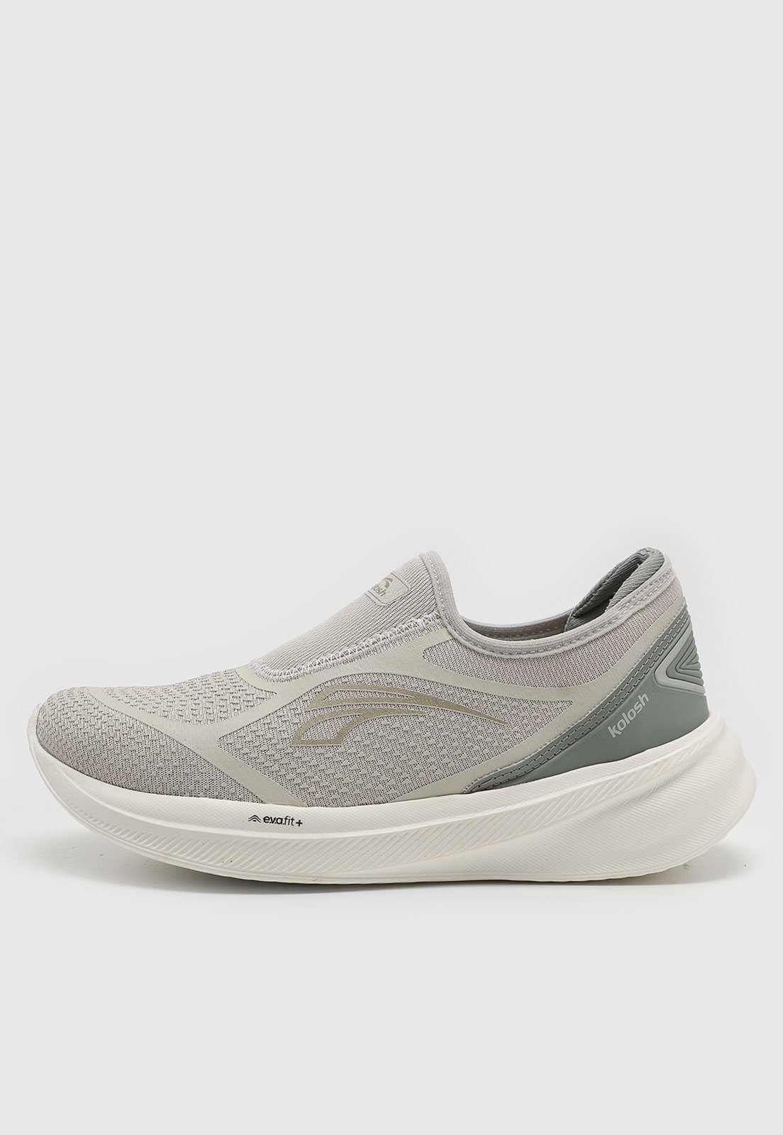 Tênis Kolosh Slip On Knit Cinza