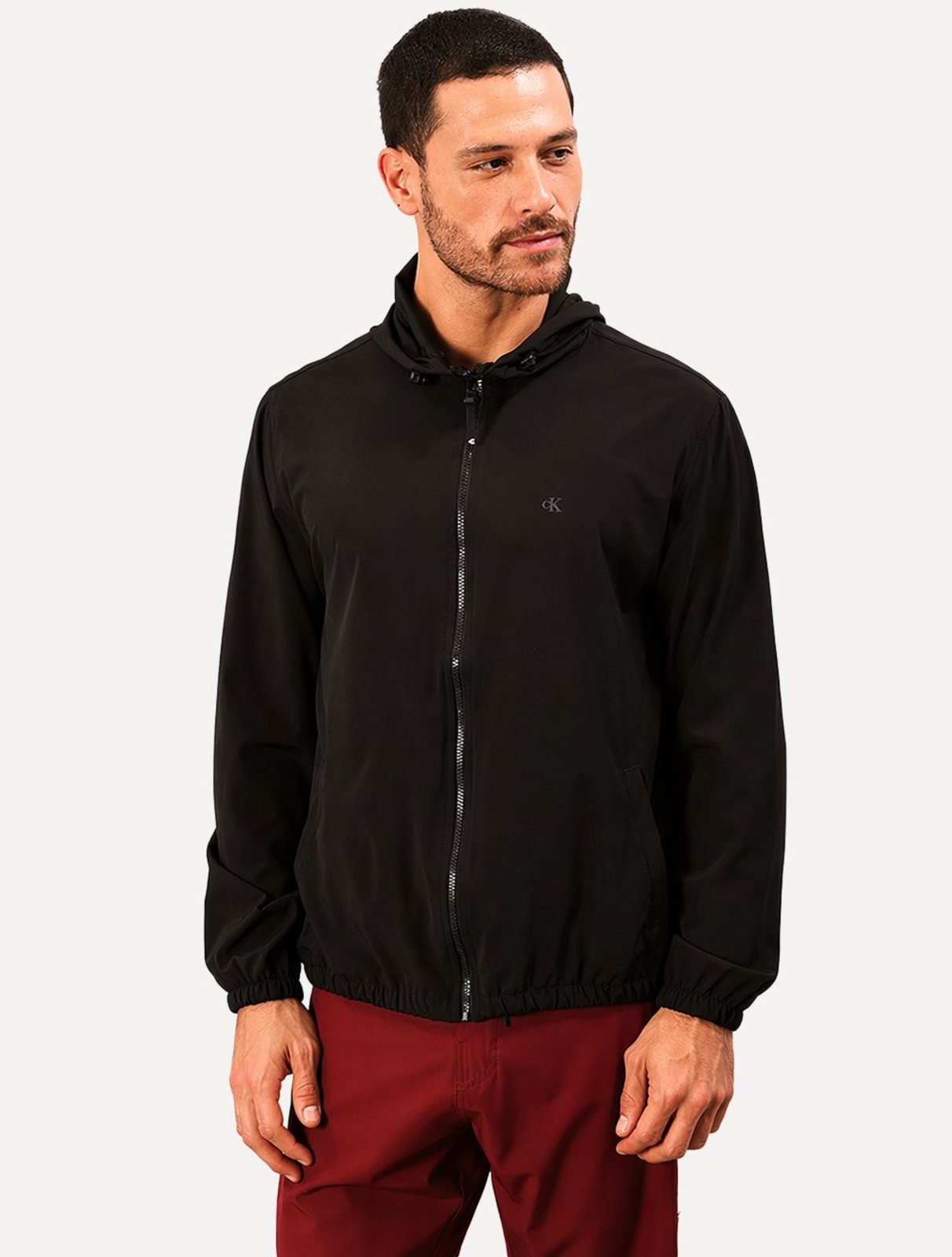 Jaqueta Calvin Klein Jeans Masculina CK Flex Preta