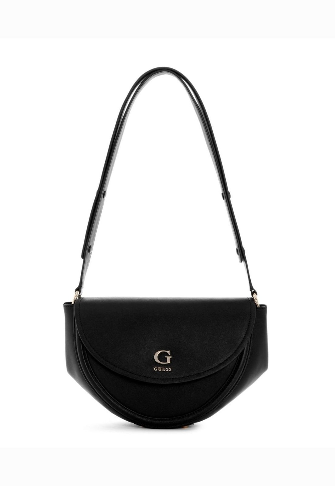 Bolsa Guess Coleen Transversal Flap Preto