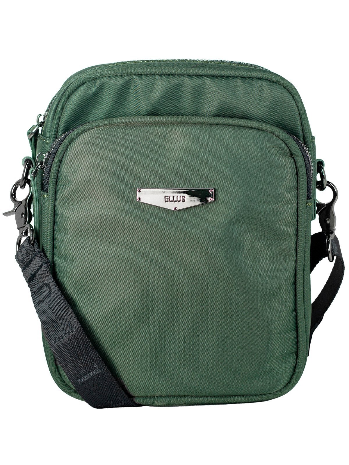 Bolsa Masculina Ellus Pouch Bag Nylon Tiracolo Compacta Verde Floresta