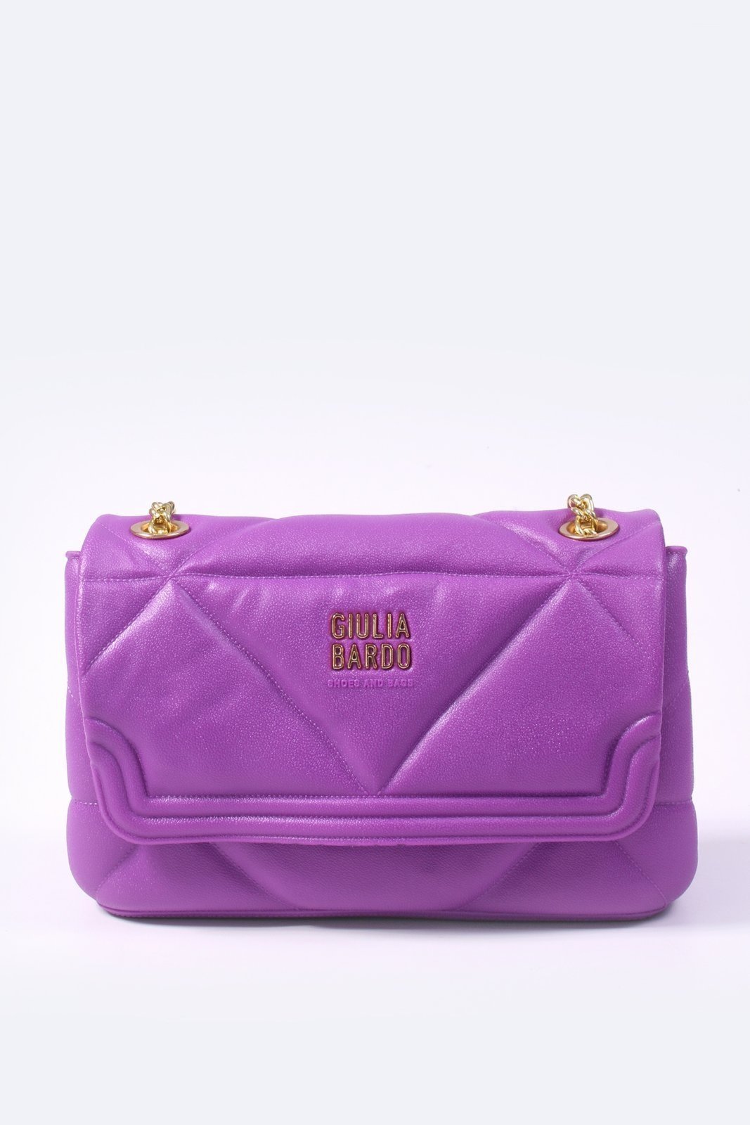 Bolsa Quilted Suzaninha Giulia Bardo Roxo Escuro