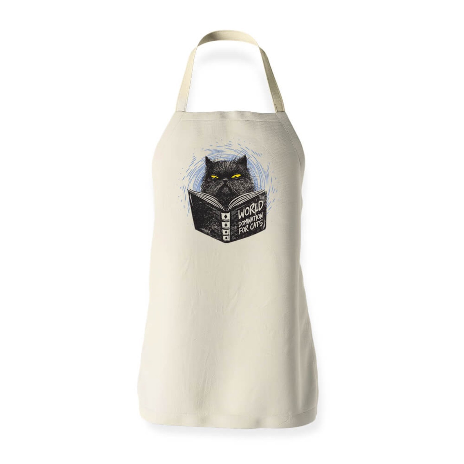 Avental Cats Domination - Bege - Casual - Studio Geek