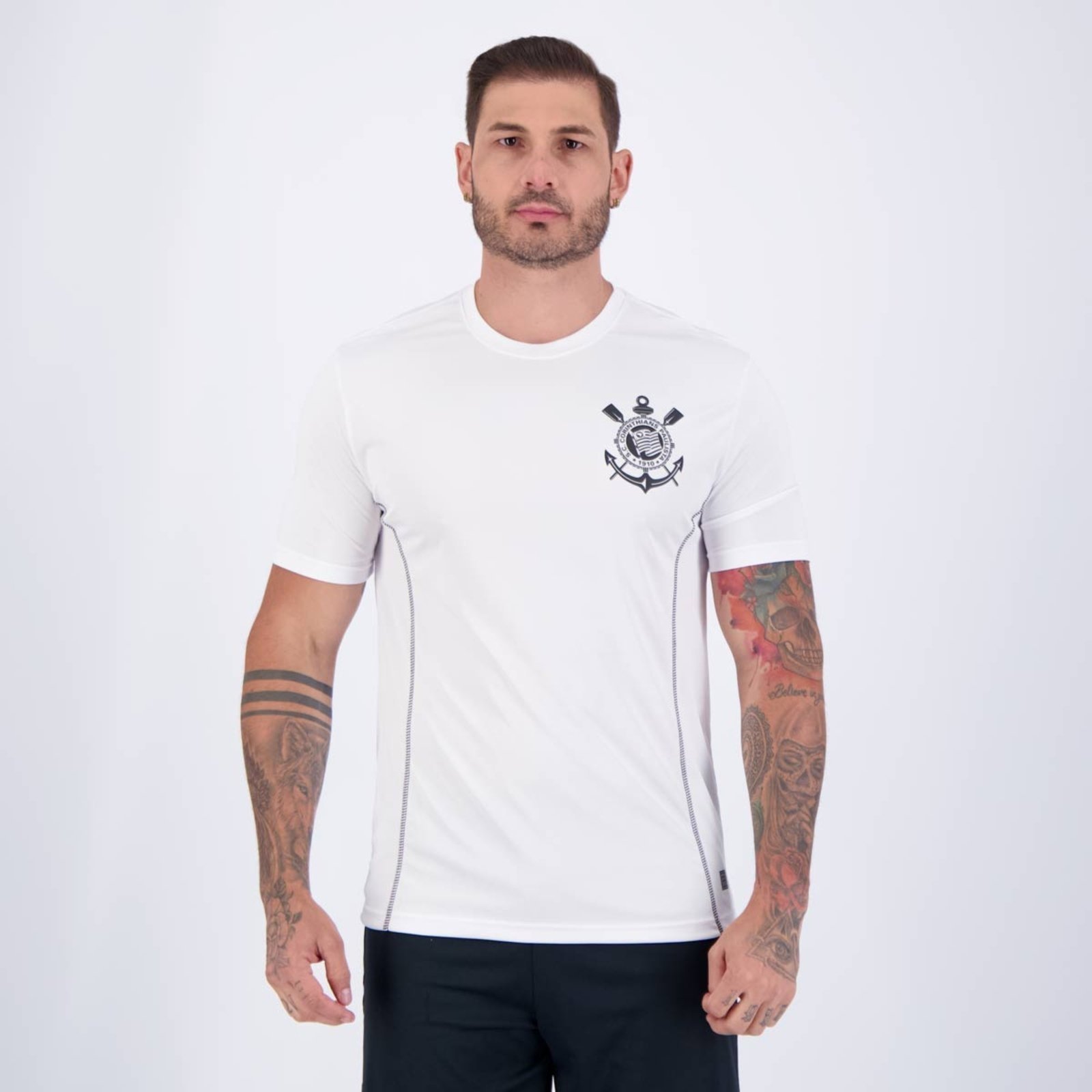 Camisa Corinthians Fitness Branca