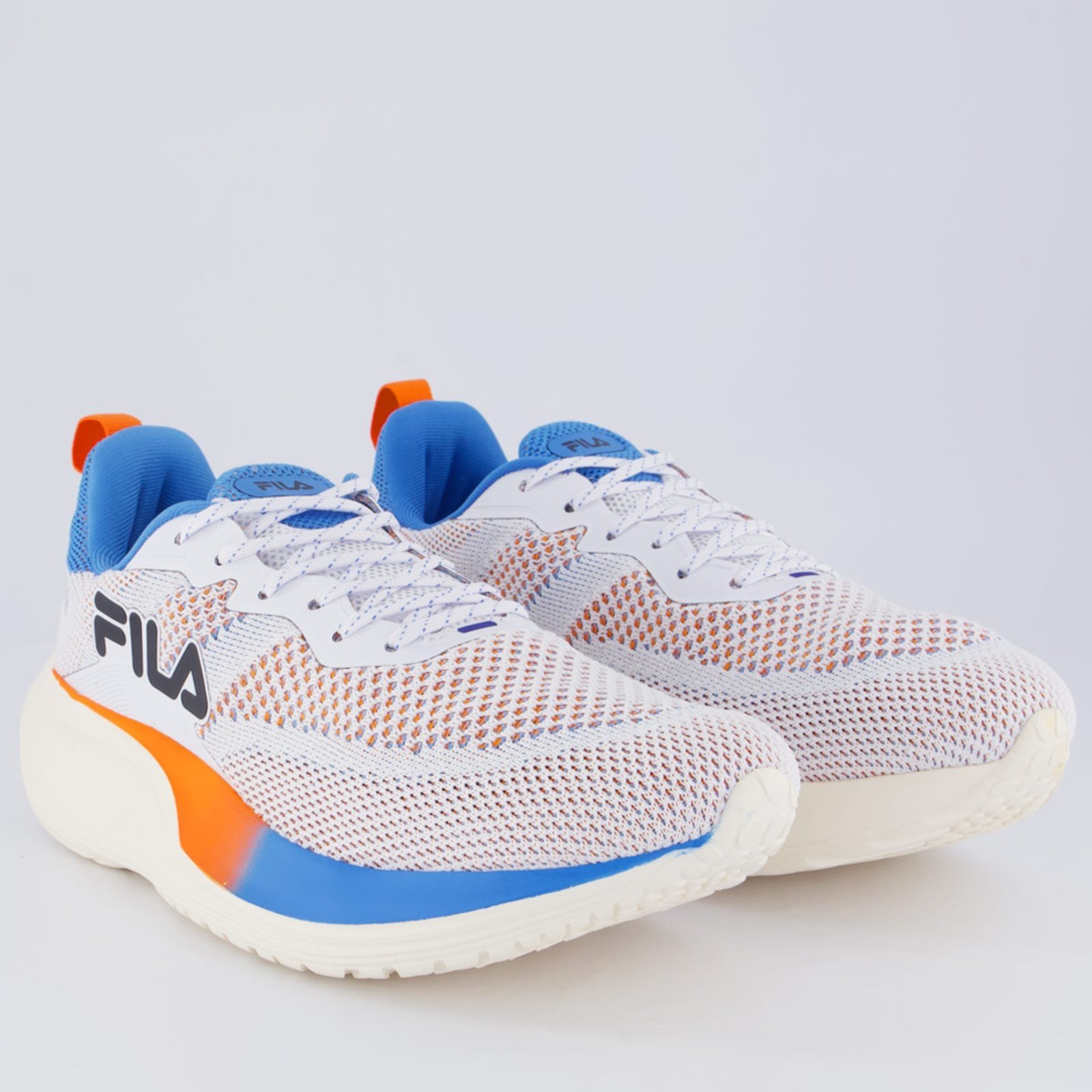 Vista 3 Tênis Fila Speed Lite Branco e Azul branco azul Fila branco azul