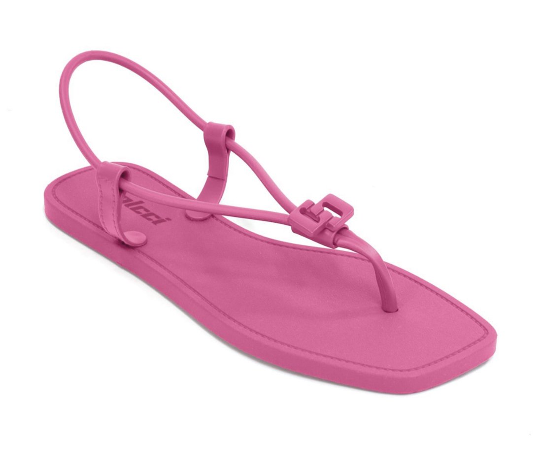 Rasteira Serena Bico Quadrado Colcci Techfit Rosa Ayla