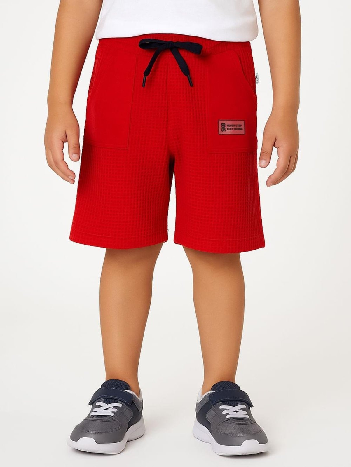 Infantil - Bermuda Malha Para Menino - VERMELHO