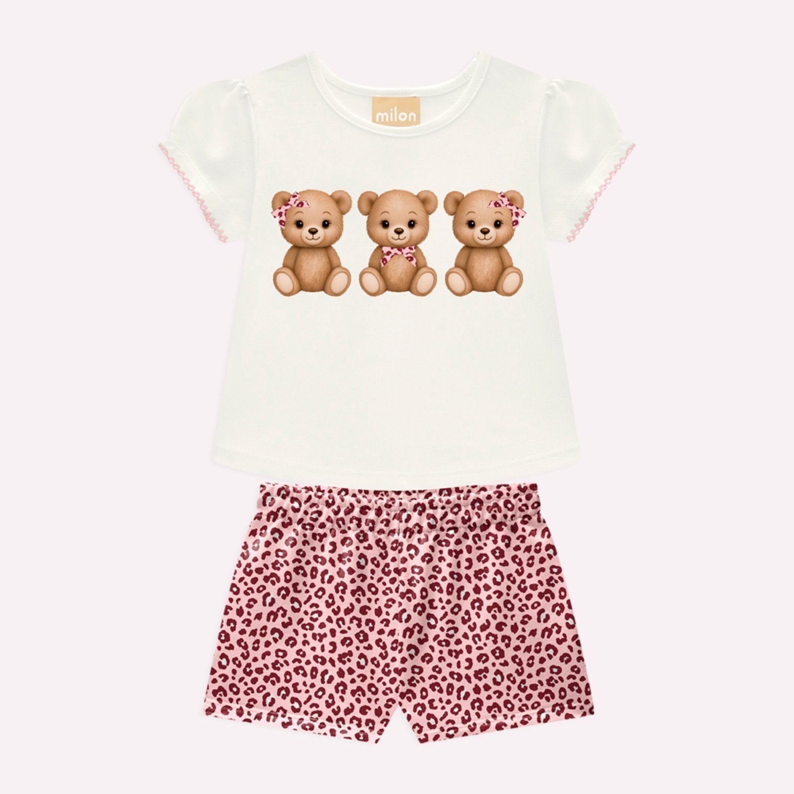 Infantil - Conjunto Menina Ursinhos Milon