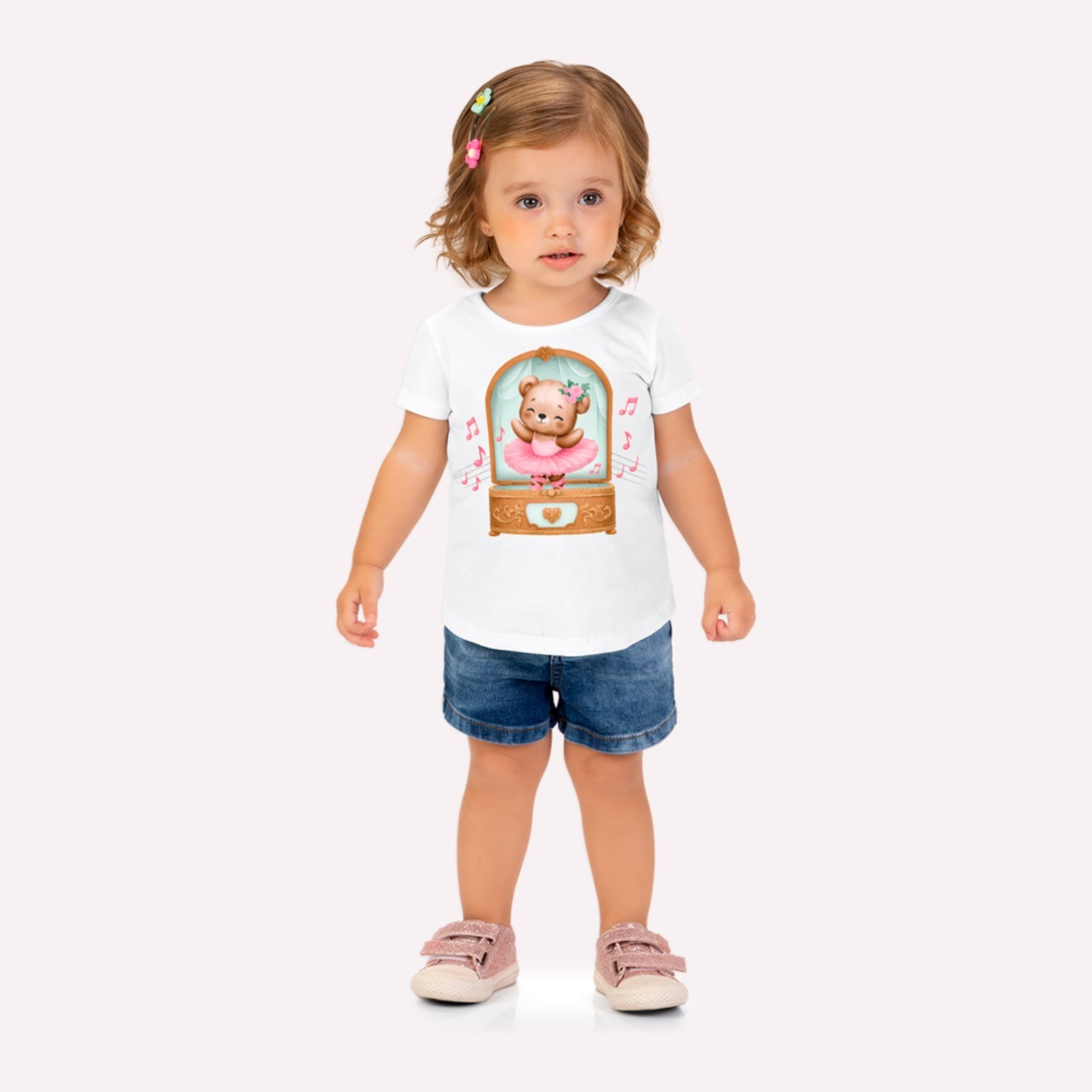 Infantil – Blusa Menina Ursinha Kyly