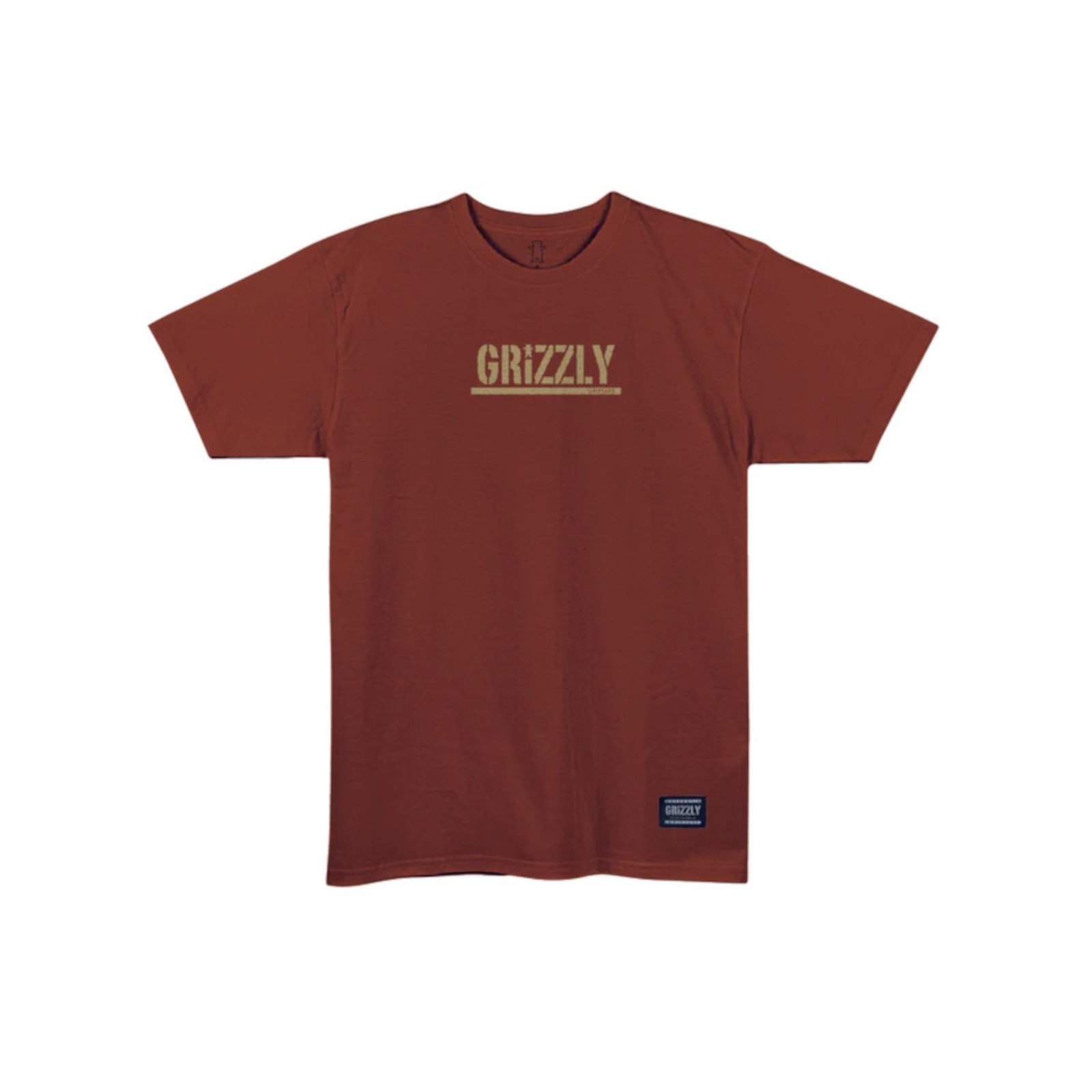 Camiseta Grizzly Og Stamp Tee - INTENSE RUST