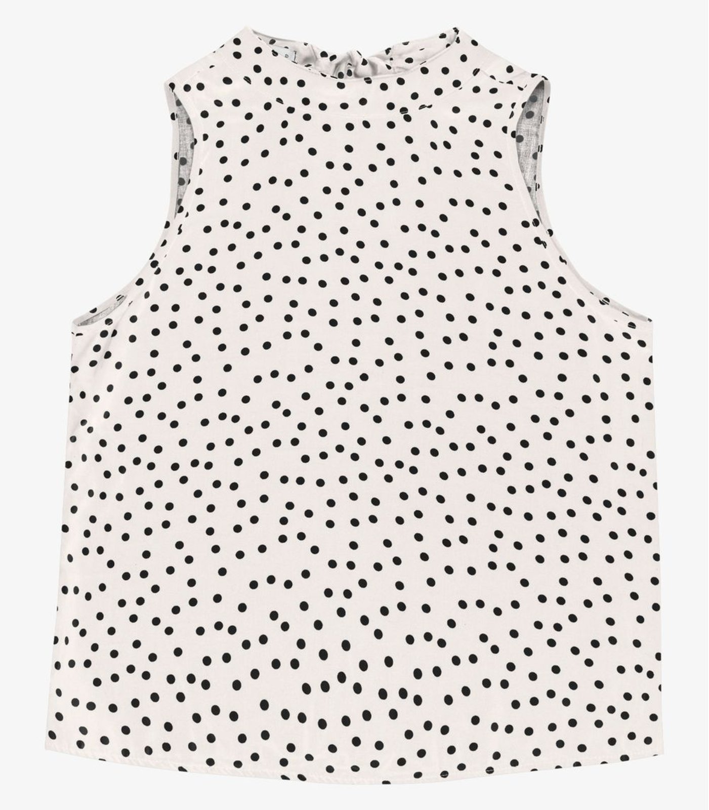 Regata Feminina Viscose Acetinada Estampa Endless Bege