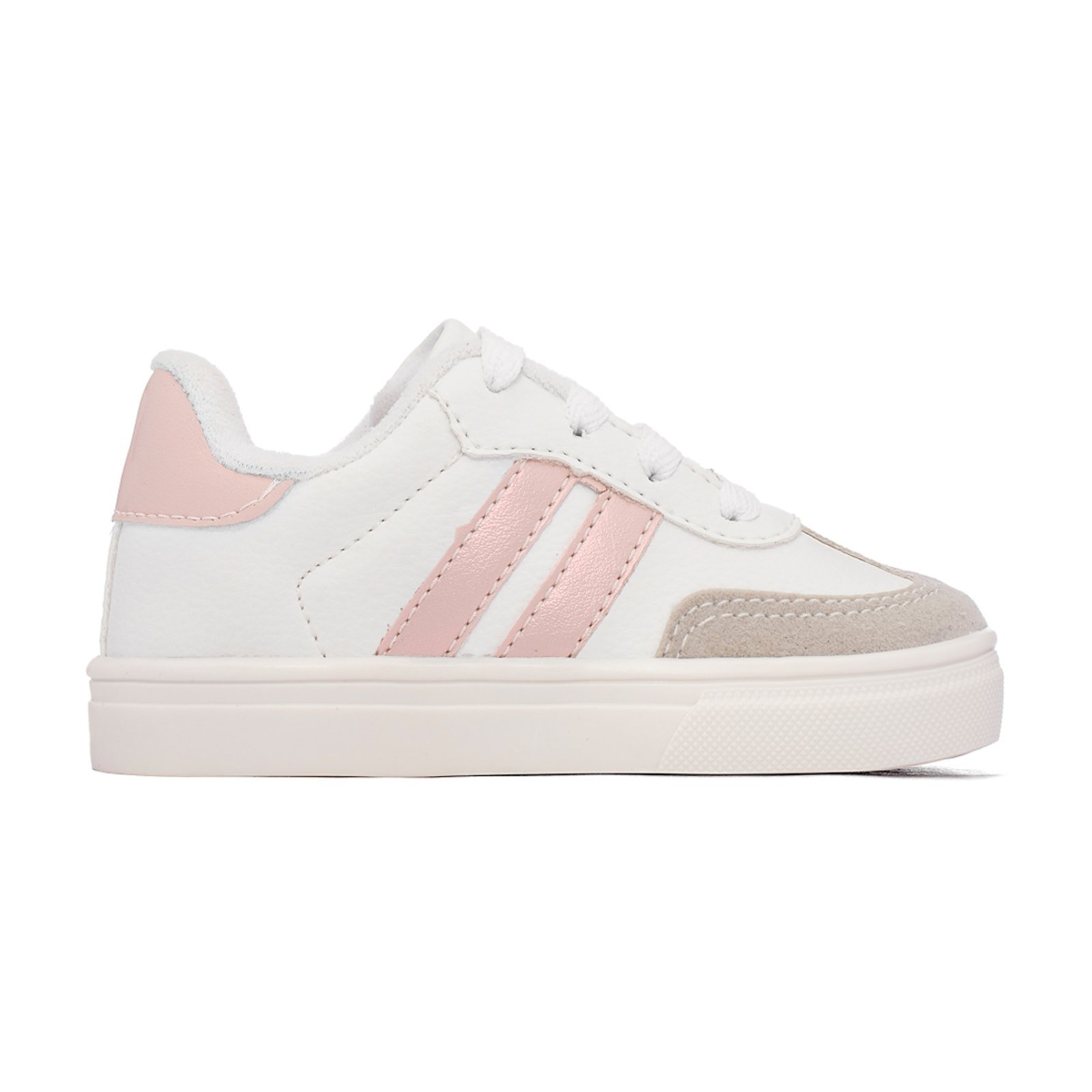 Infantil - Tenis Feminino Para Meninas Elegantes e Sofisticadas Funfy 340 Branco