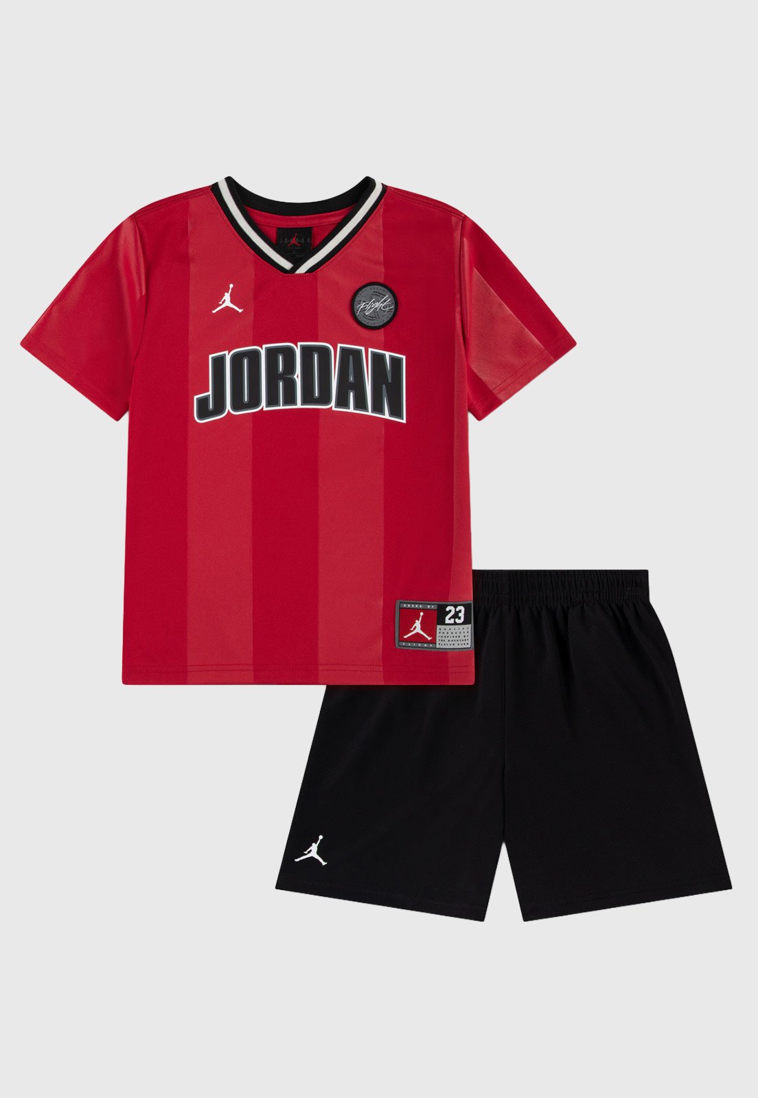 Infantil - Conjunto Nike Jordan Camiseta e Shorts Vermelho