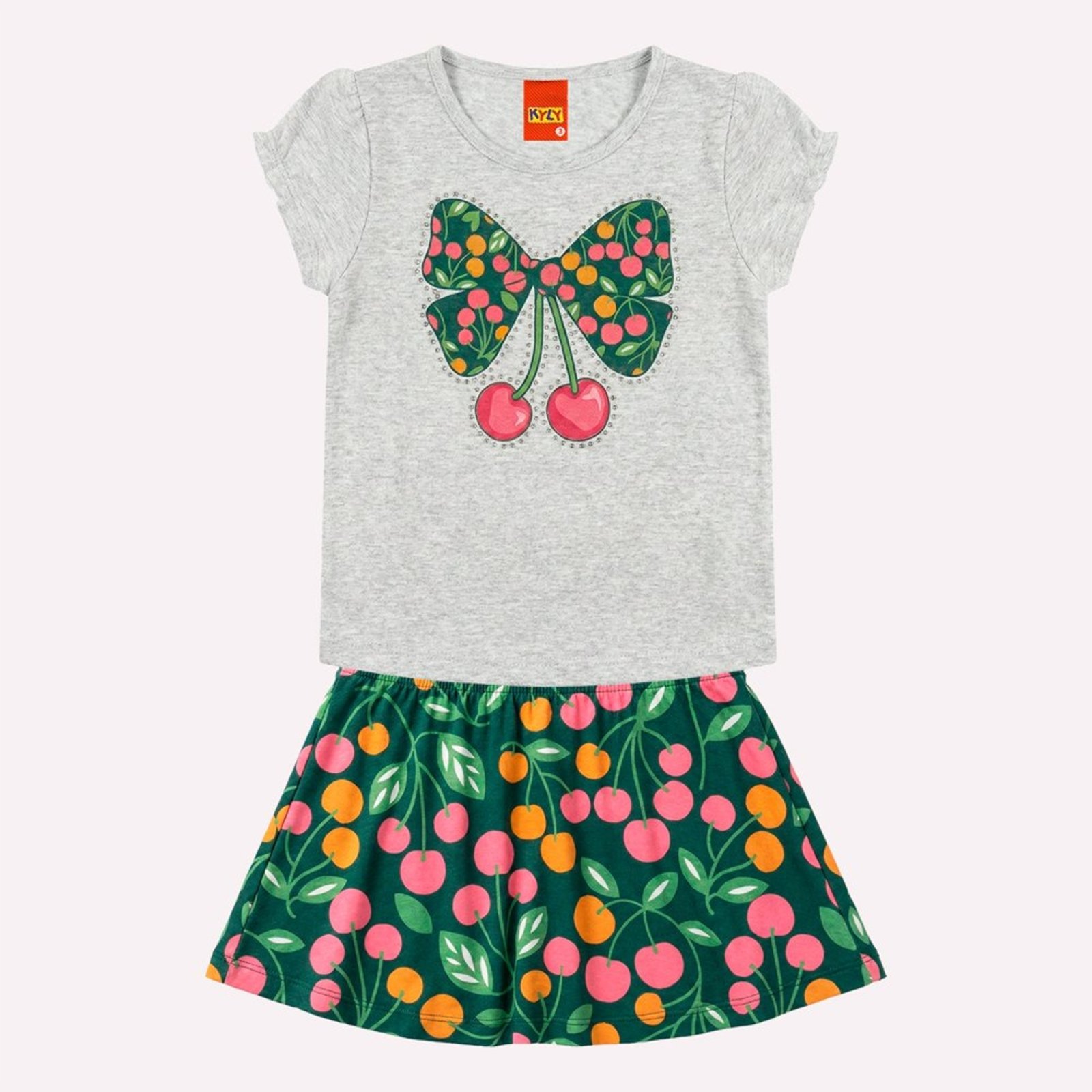 Infantil - Conjunto Menina com Strass Kyly