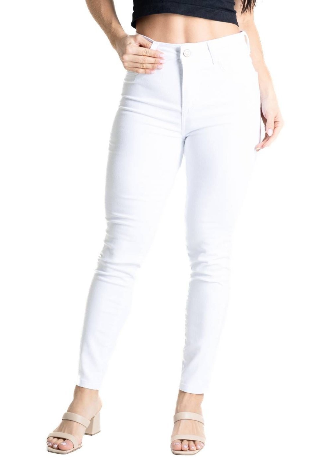 Calça Sarja Sawary Cigarrete – 280860 – Branco – Sawary