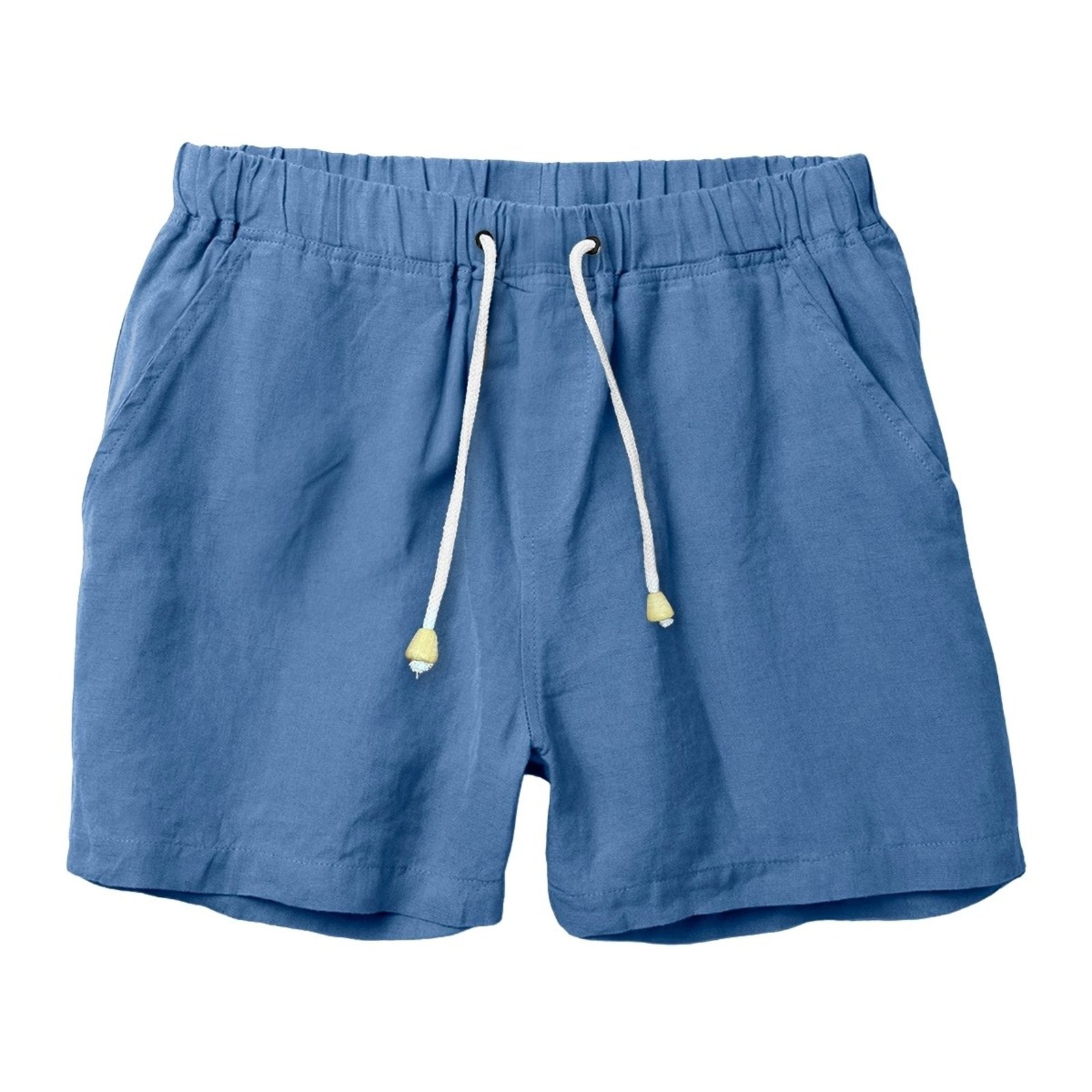 Short Masculino Linho Premium com Bolsos Casual Moda Praia