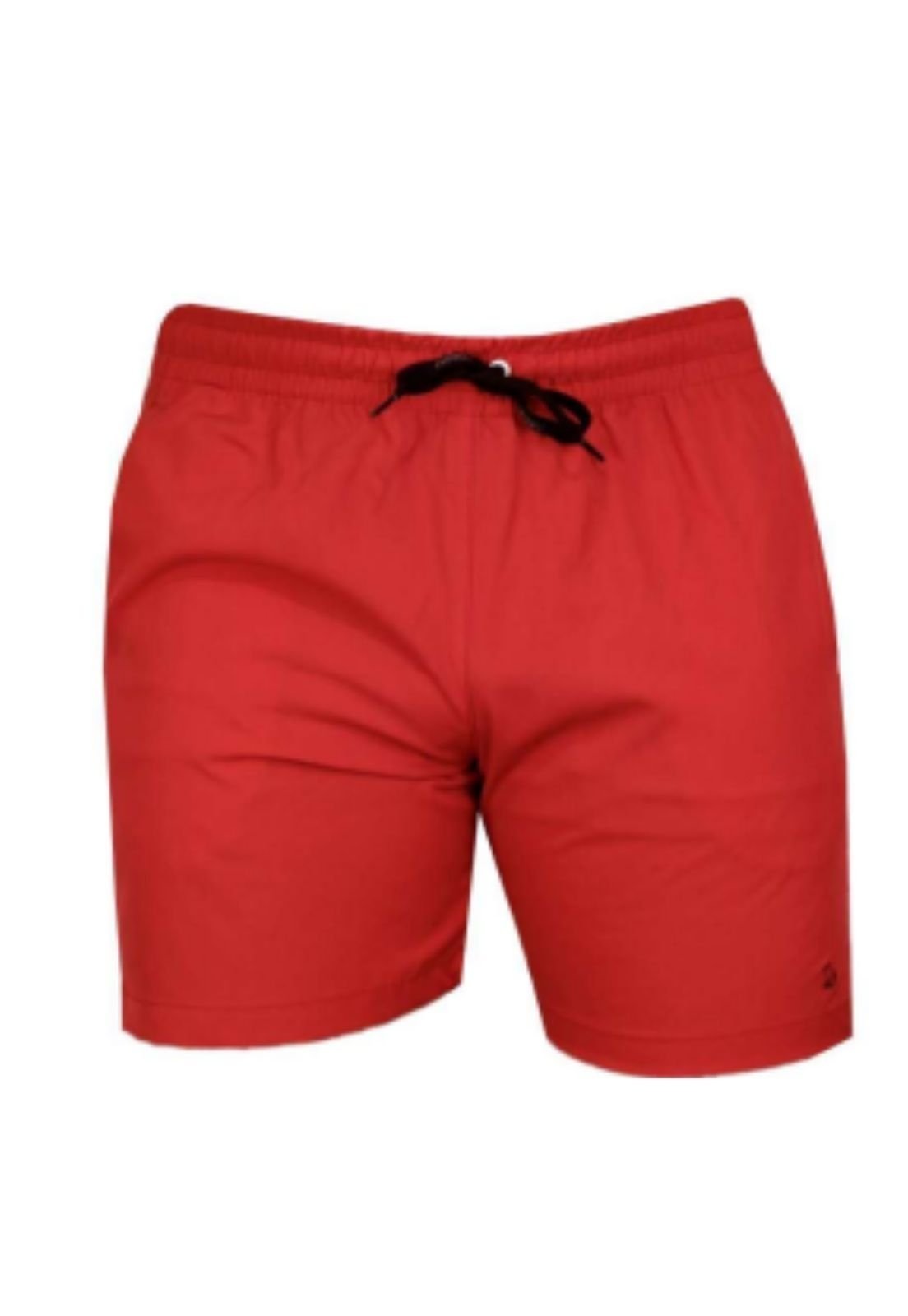 Short Tactel Bahamas Masculino Amil Tecido Misto 1735 Vermelho
