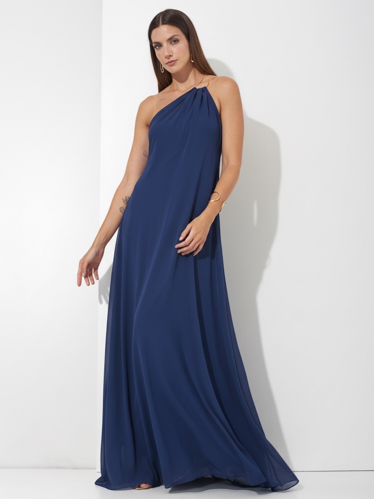 Vestido Festa Miesse Azul Marinho Corrente