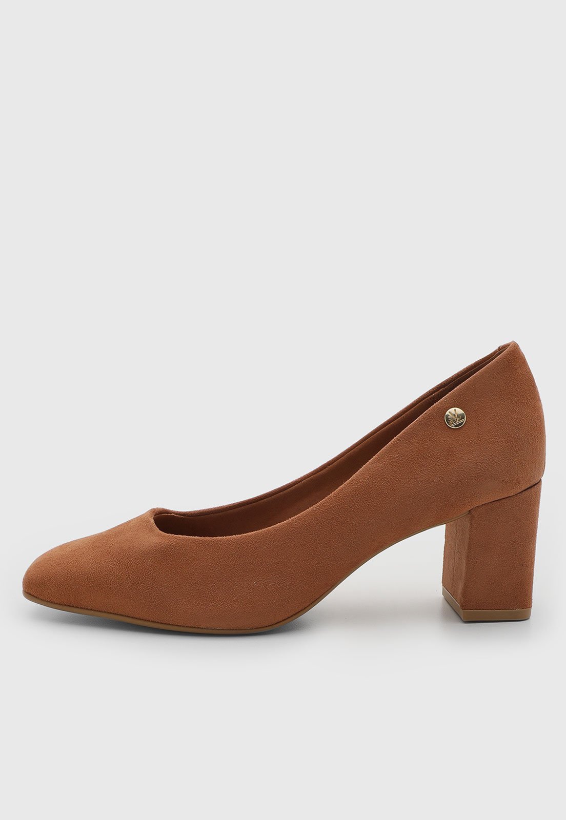 Scarpin Feminino Vizzano Salto Médio Caramelo