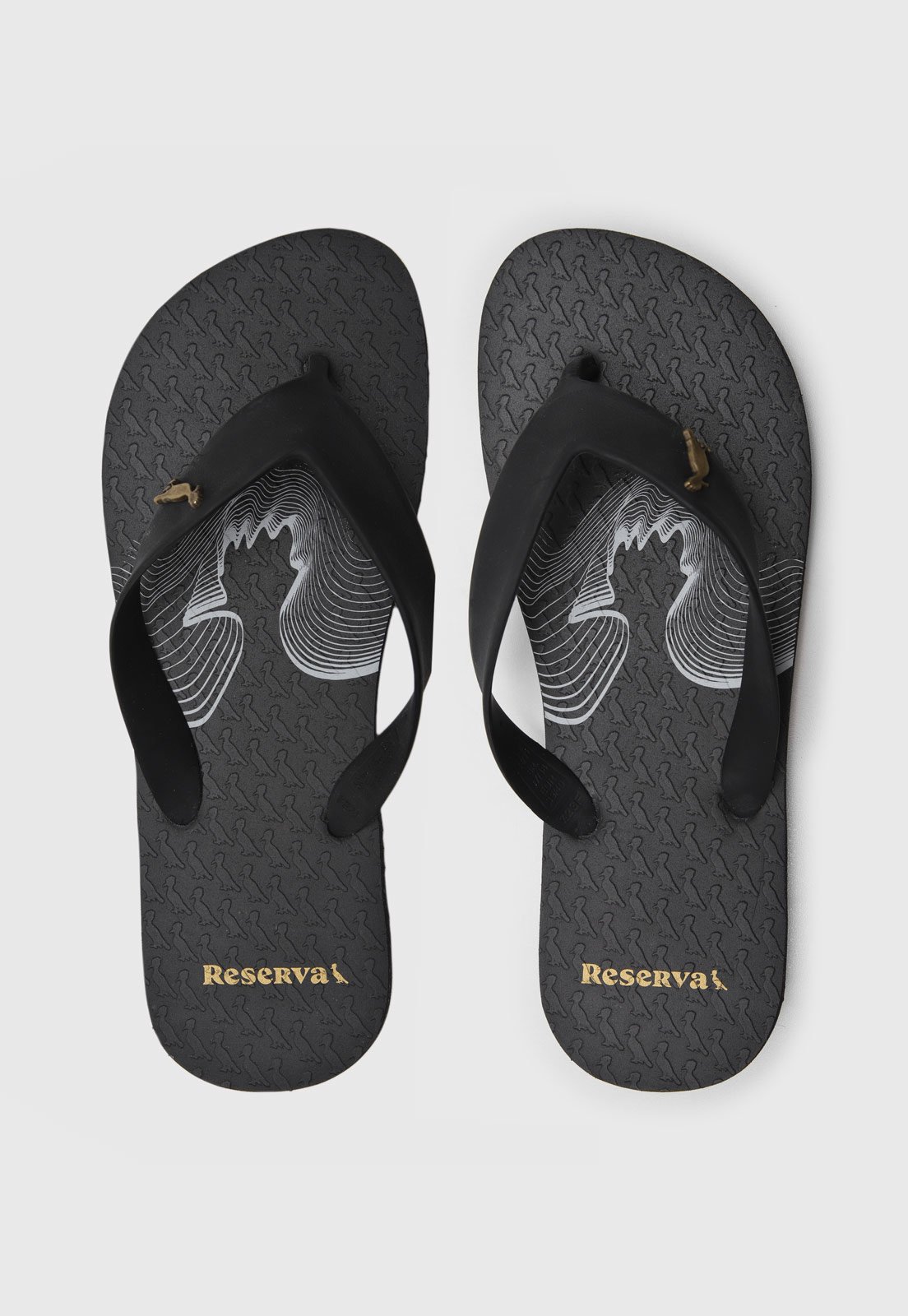 Chinelo Reserva De Dedo Preto