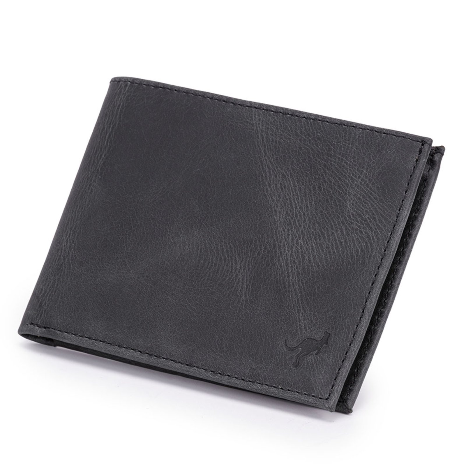 Carteira Luxo Grande Couro Legítimo Cnh/rg/cédulas/8cartões ello griff Preto