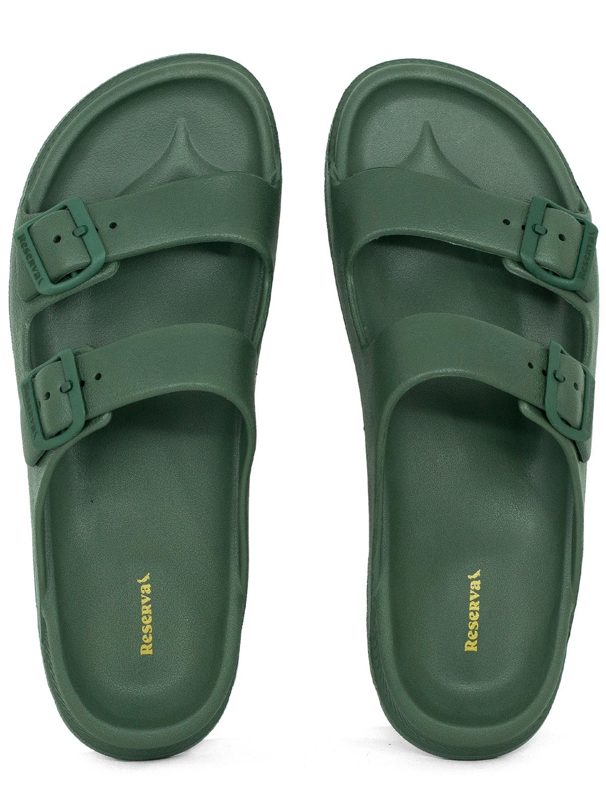 Sandália Masculina Reserva RSV Go Arpoador Confortável Chinelo Resistente Verde Militar