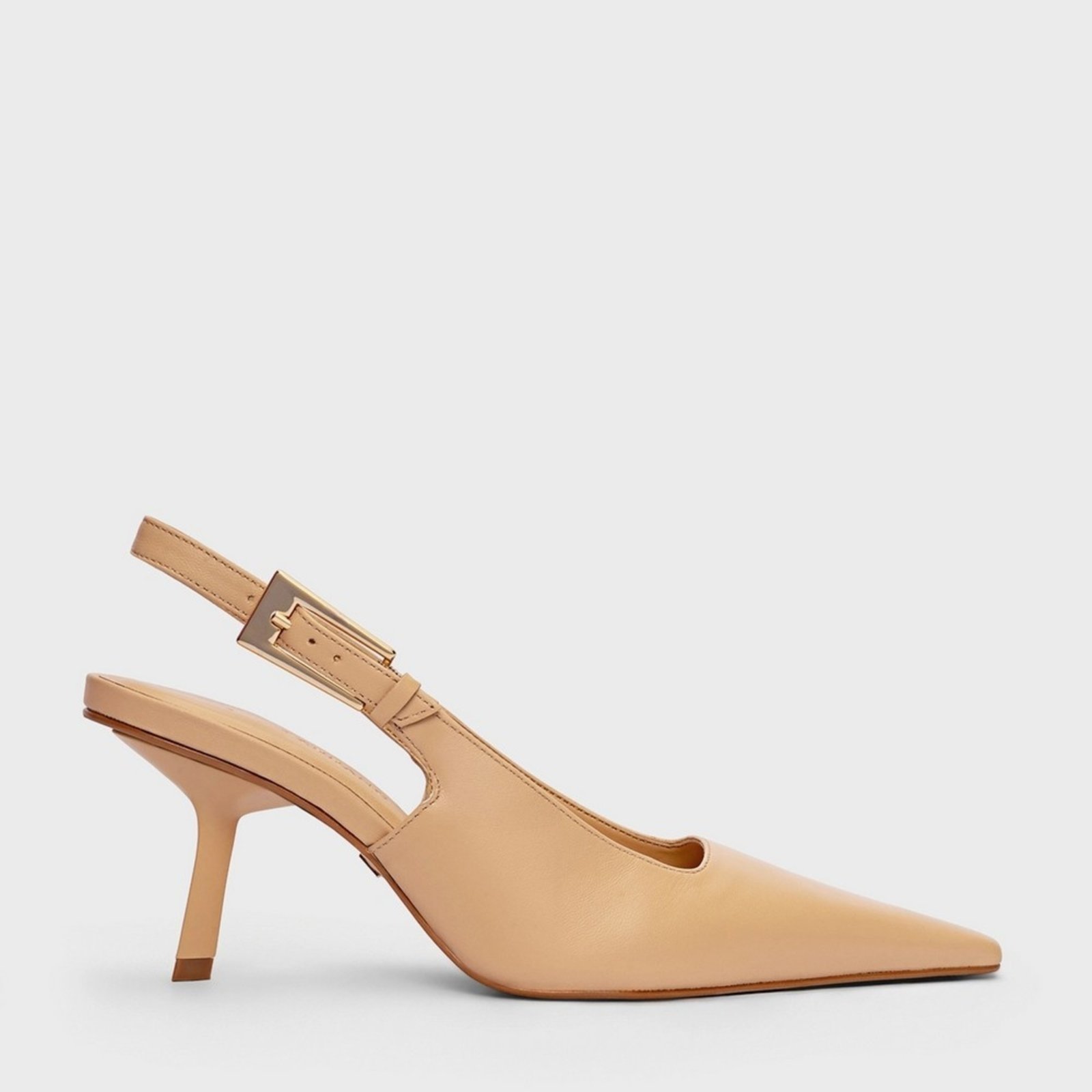 Scarpin Slingback Carrano 877001 Bege
