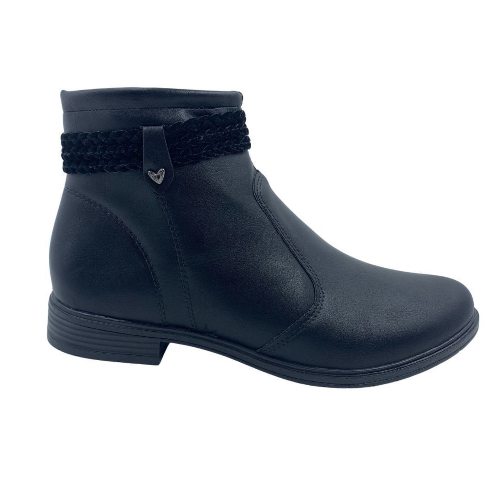 Bota Mississipi Cano Curto Salto Baixo Preta 861 – Preto – mississipi
