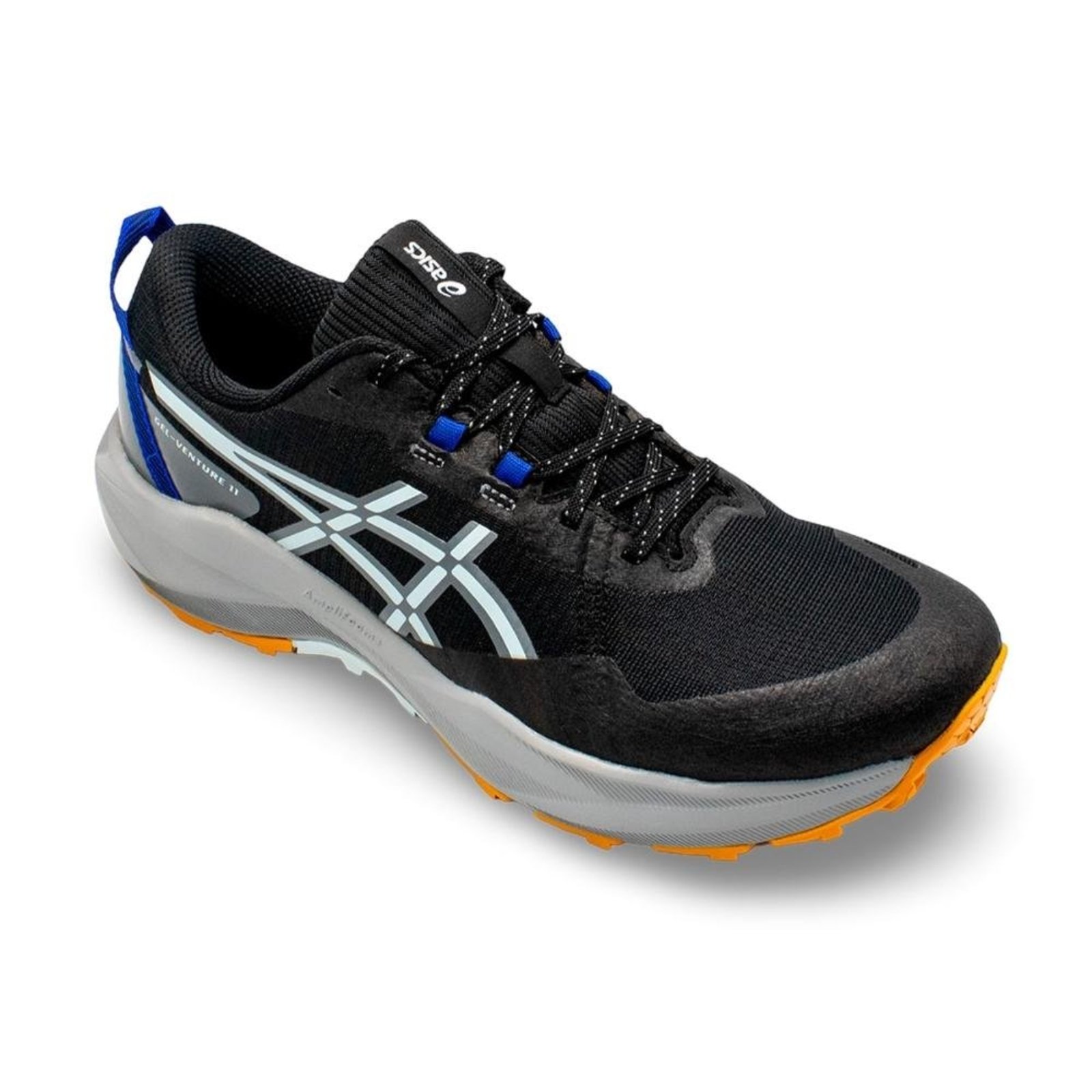 Vista 3 Tênis Asics Masculino Gel-Venture 11 Corrida preto ASICS preto