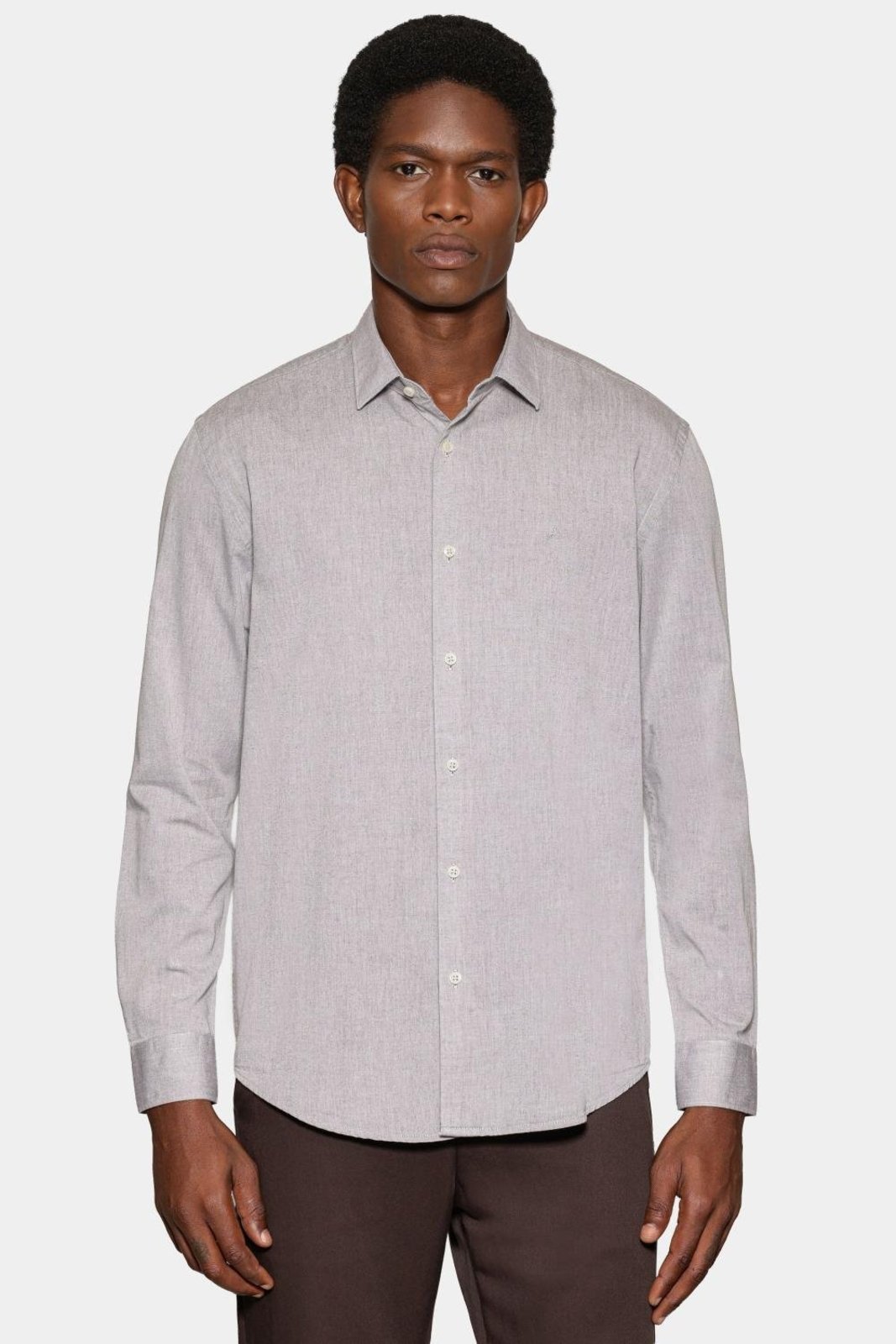 Camisa Aramis Manga Longa Slim em Algodão Willis