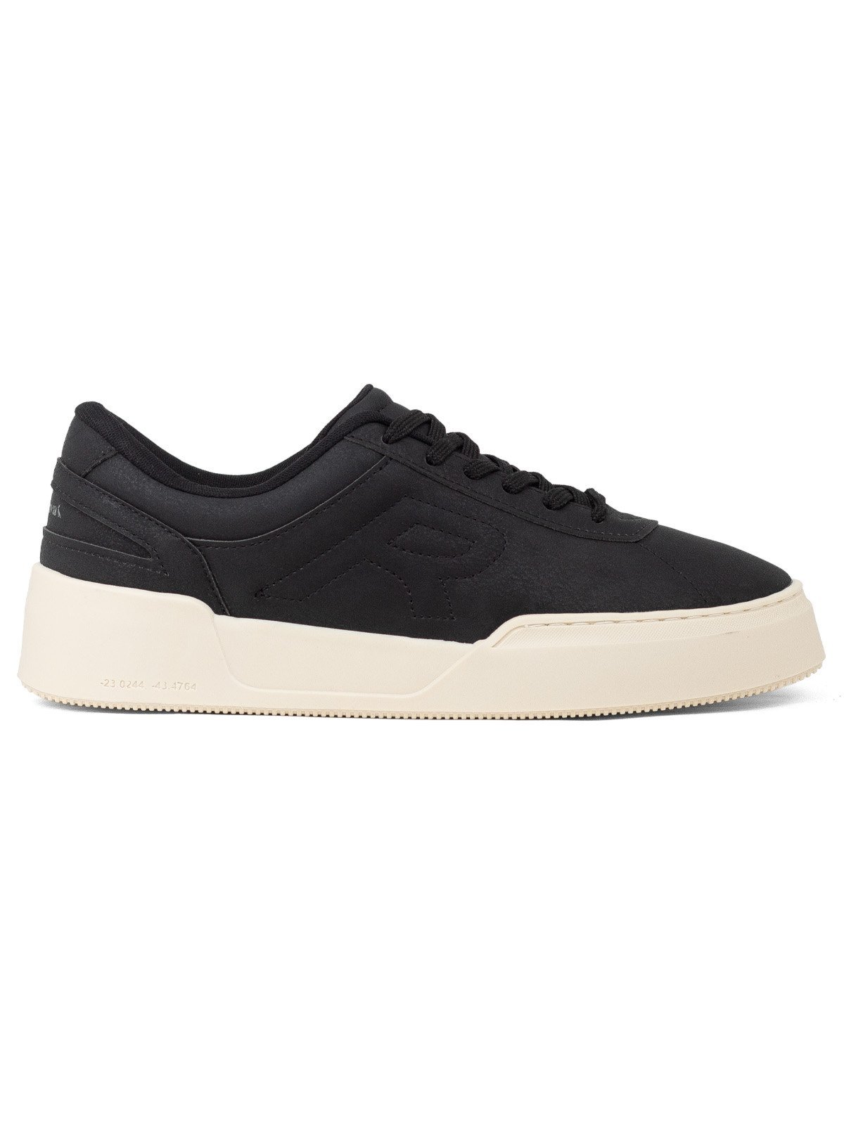 Tênis Masculino Reserva RSV Go Casual R.U.A Confortável Solado Alto Com Cadarço Preto