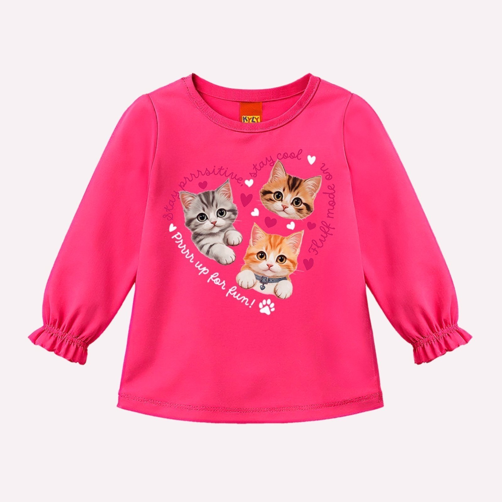 Infantil - Blusa Menina Gatinhos Kyly