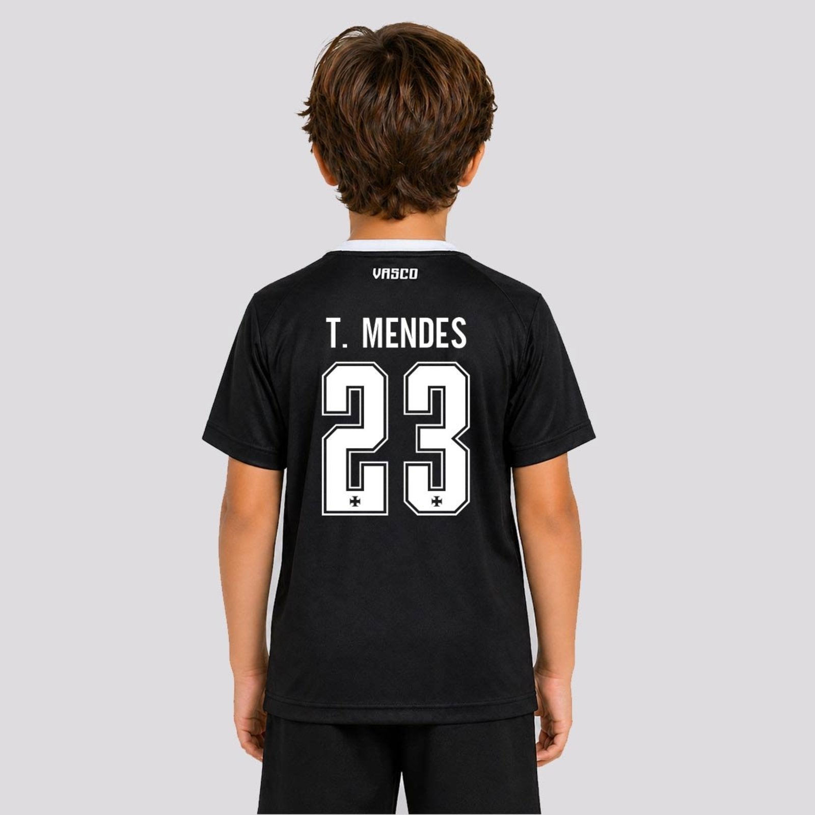 Camisa Vasco Principia Preta 23 T. Mendes